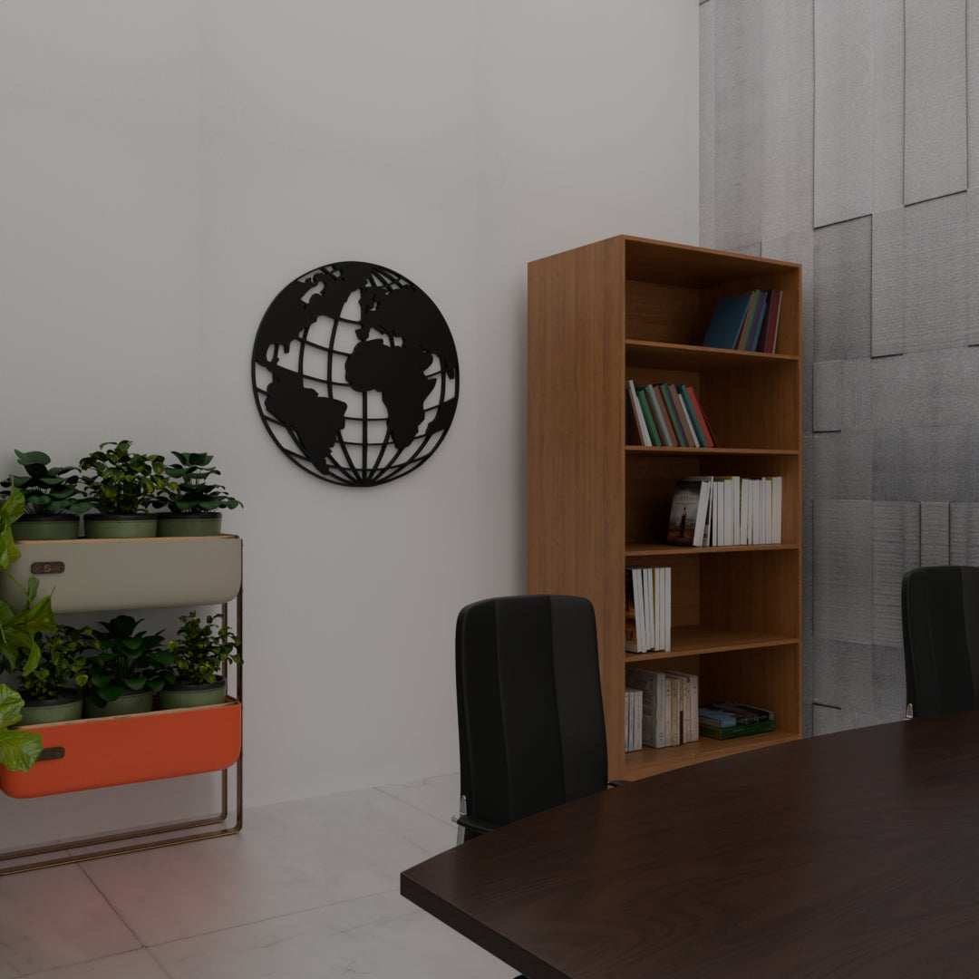 Metafurn Worldmap Globe decorative wood wall art for travelers