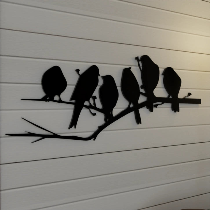 Serene Birds wall hanging for home