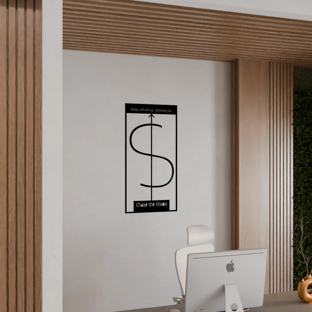 Metafurn Chase the Vision handcrafted wooden wall art