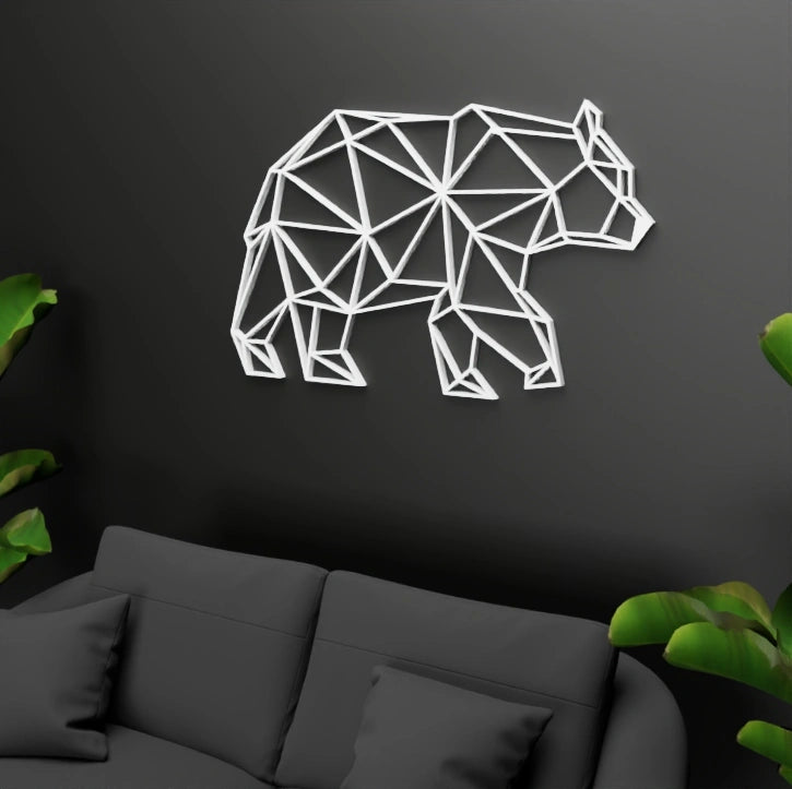 Luxury Bear Line Art wall decor for home – Shop now