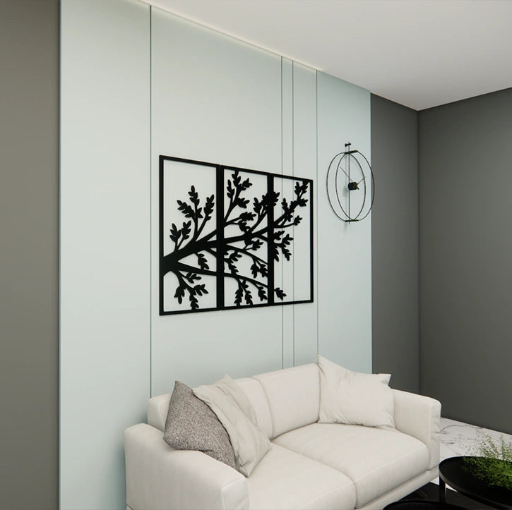 Metafurn Ivy decorative wood wall art for nature lovers