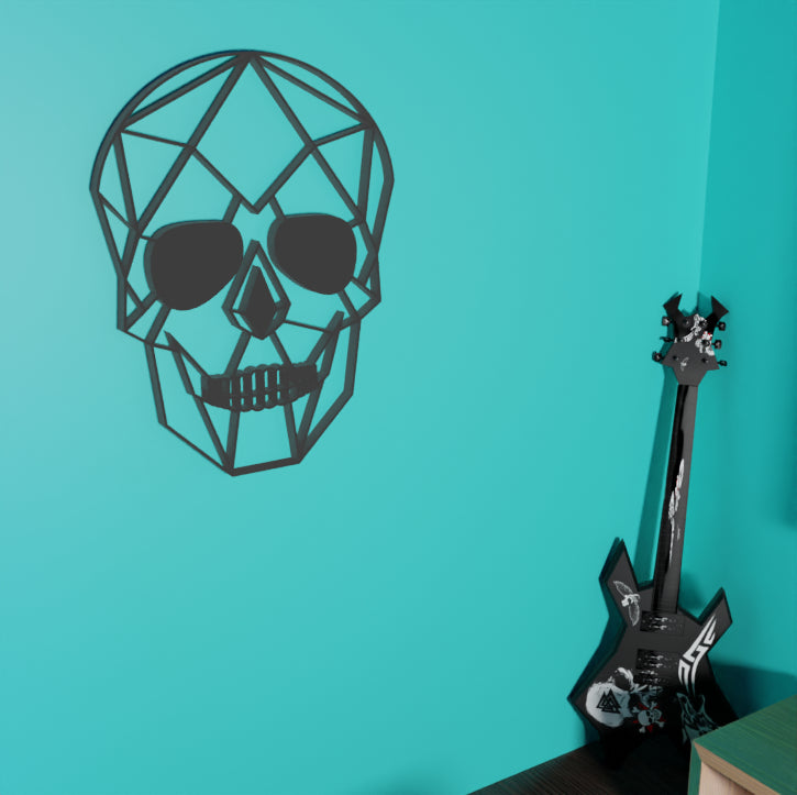 Metafurn Skull handcrafted wooden wall decor for a unique touch