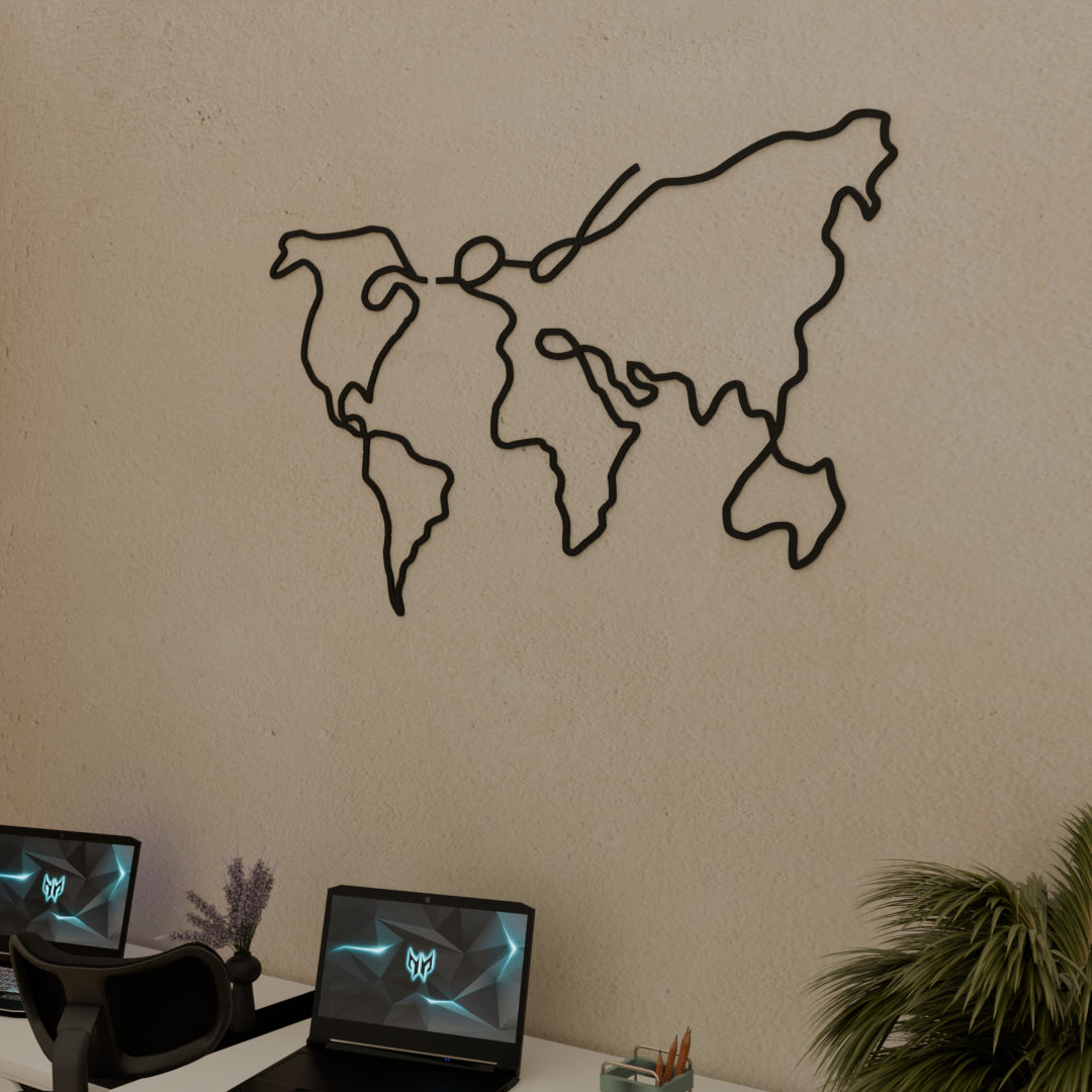 Decorative wood wall art for offices and living spaces