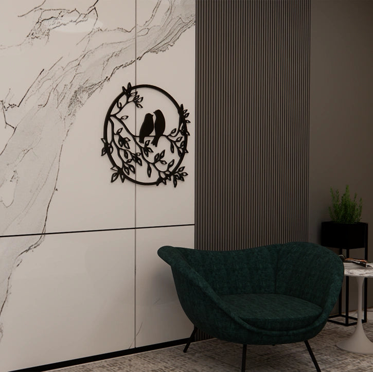 Contemporary Dual Bird decor by Metafurn