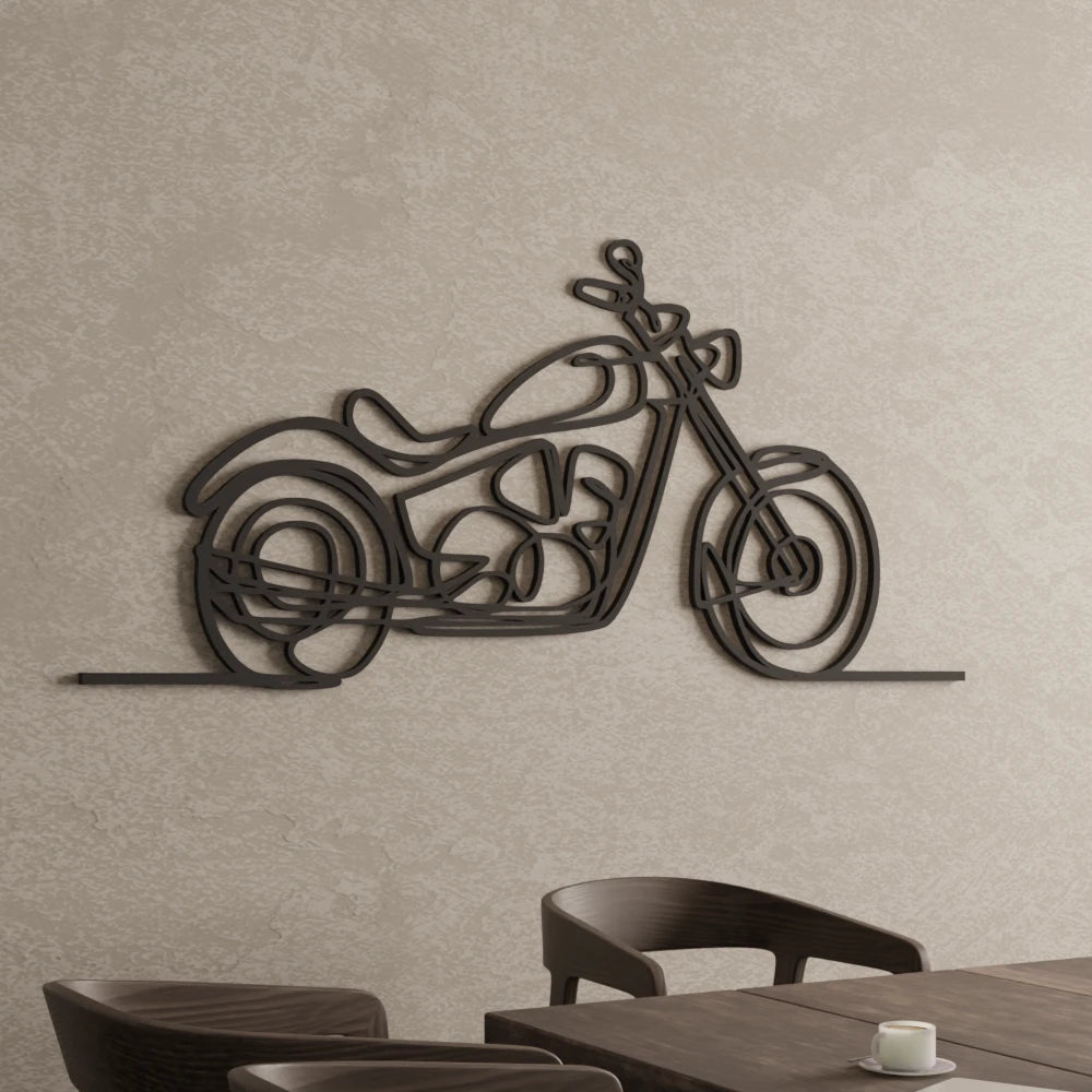 Bike Wall Art - 40x18 Inches