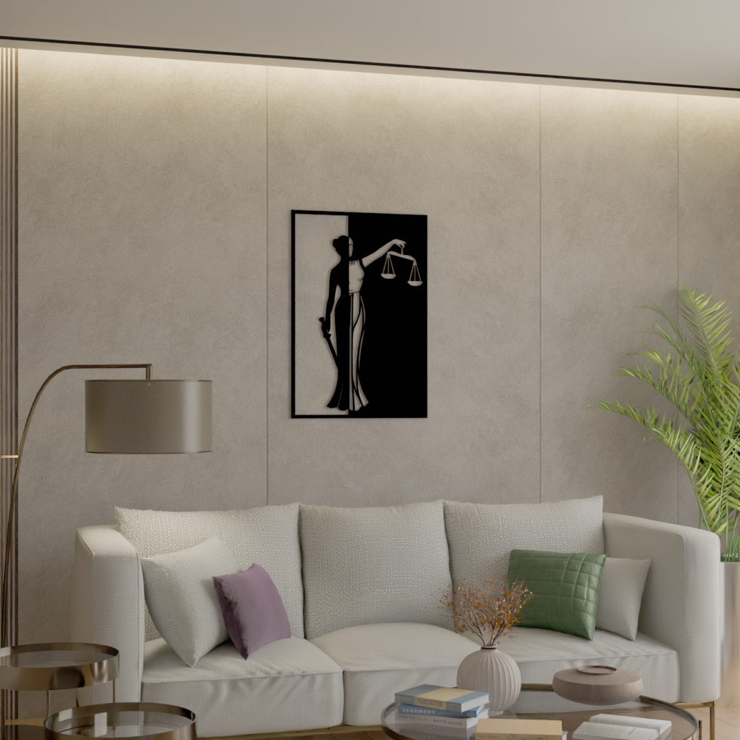 Lady Justice- 27x40 Inches