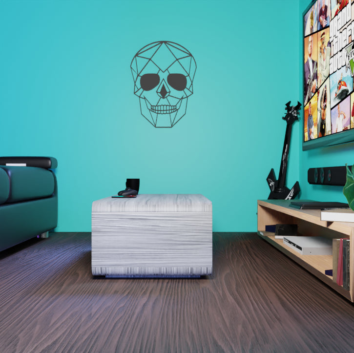 Metafurn Skull artistic wooden wall decor for contemporary spaces