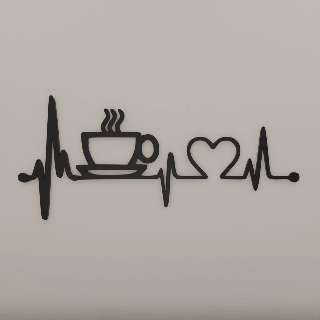 Stylish Coffee with Love wall hanging for home