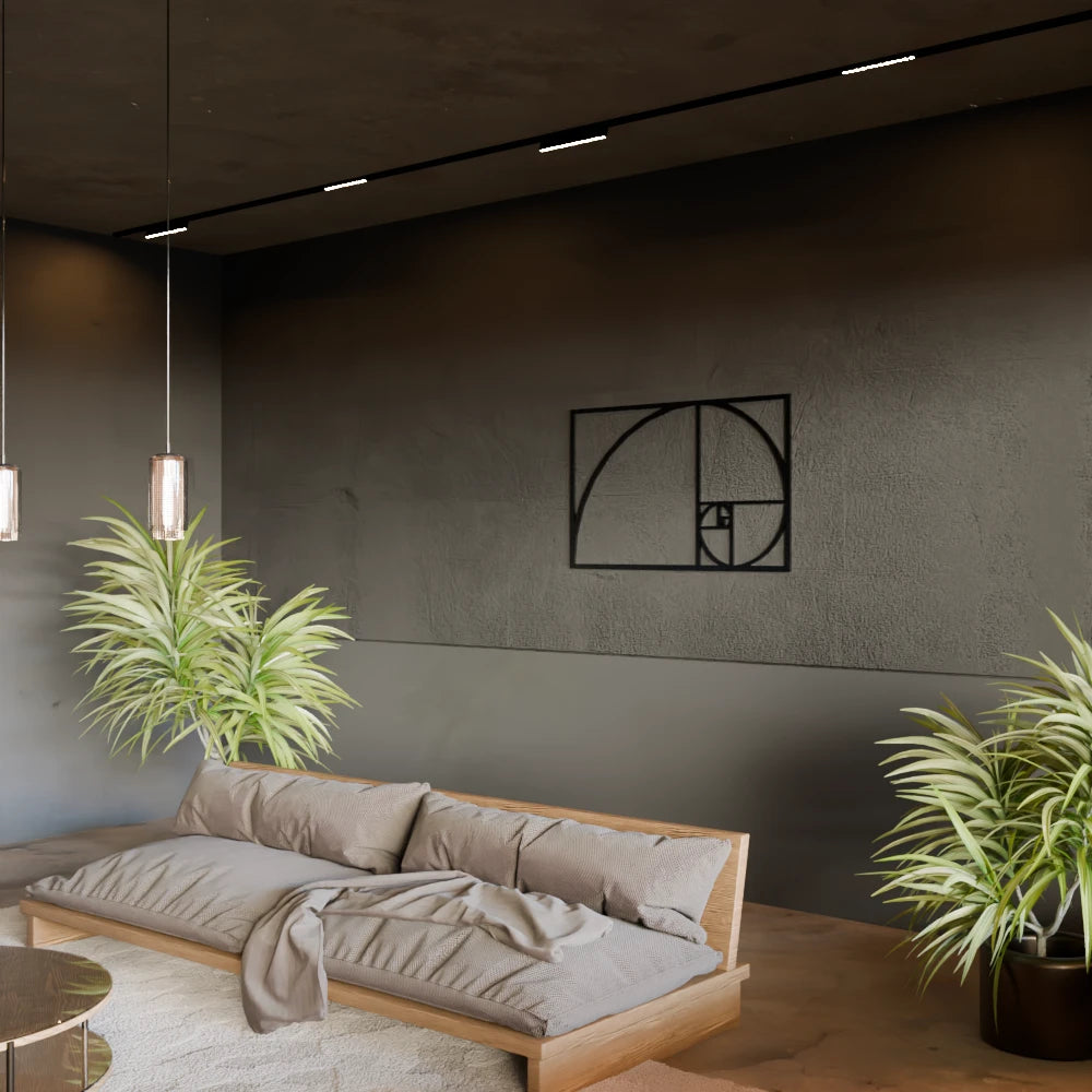 Minimalist Golden Ratio art piece for home and office