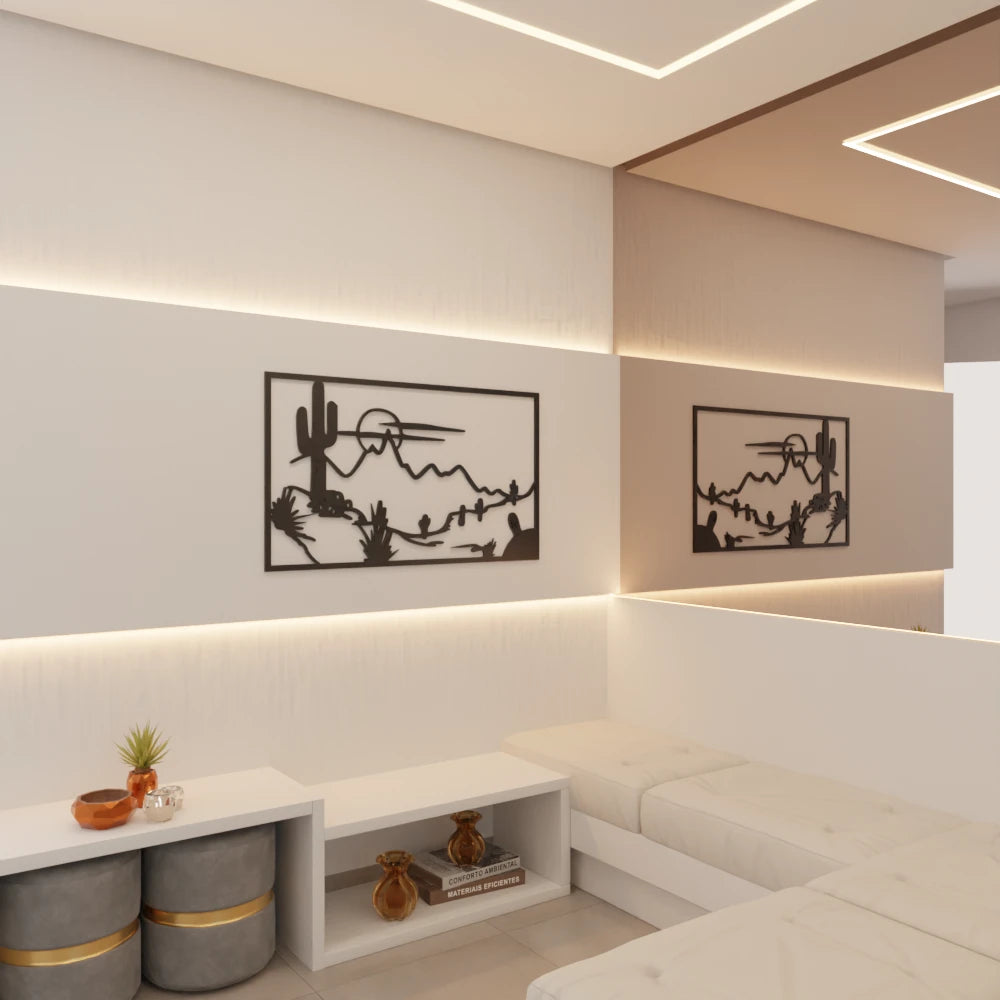 Metafurn Desert Outline wall decor for living room