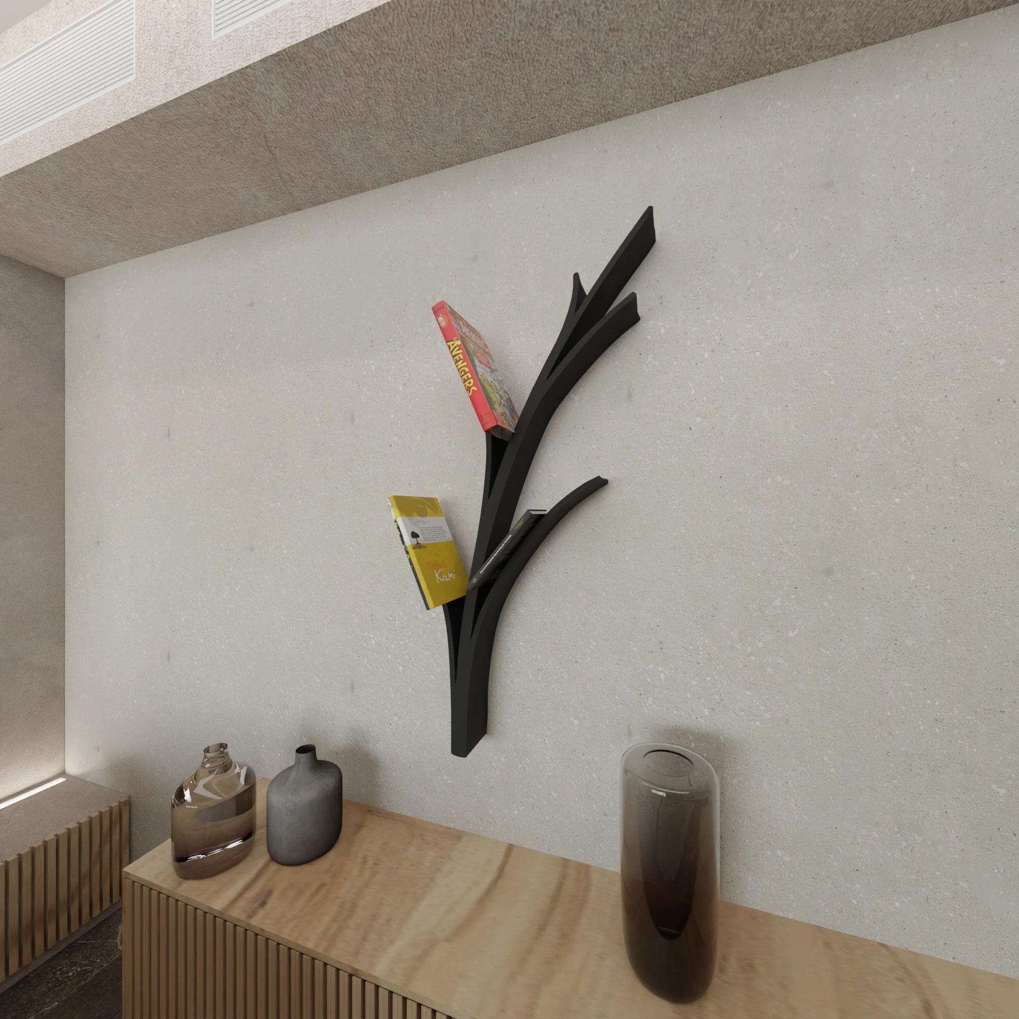 Tree Shape Wall Shelf