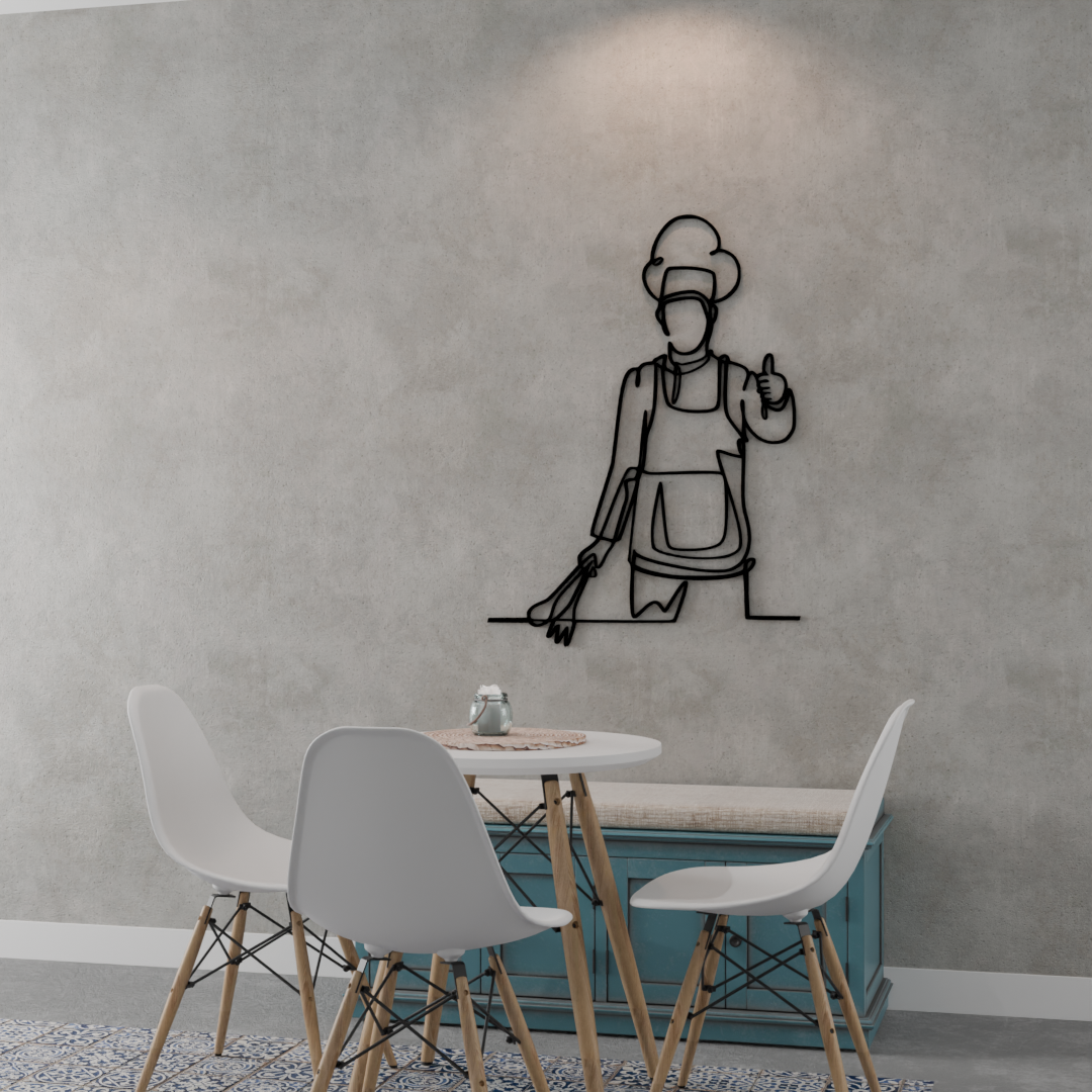 Chef Wall Art - 30x40 Inches