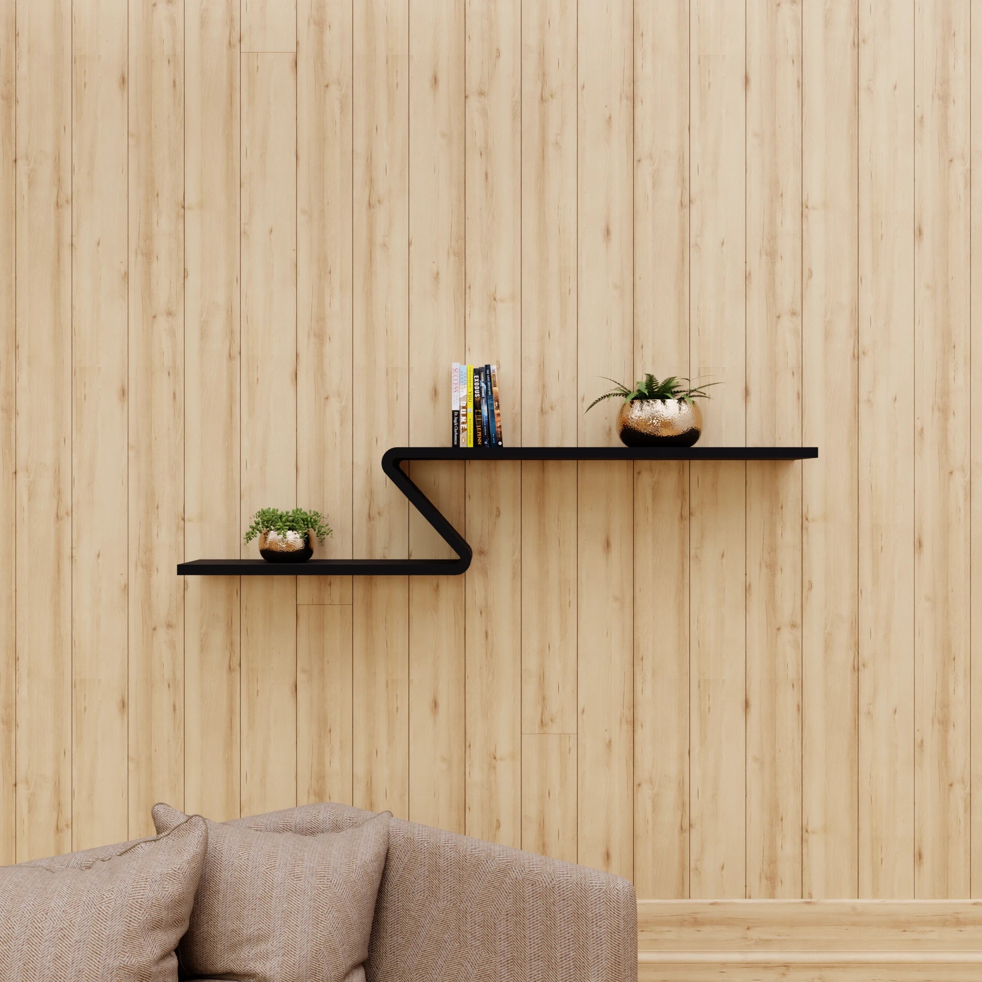 Z-Shape Wall Shelf
