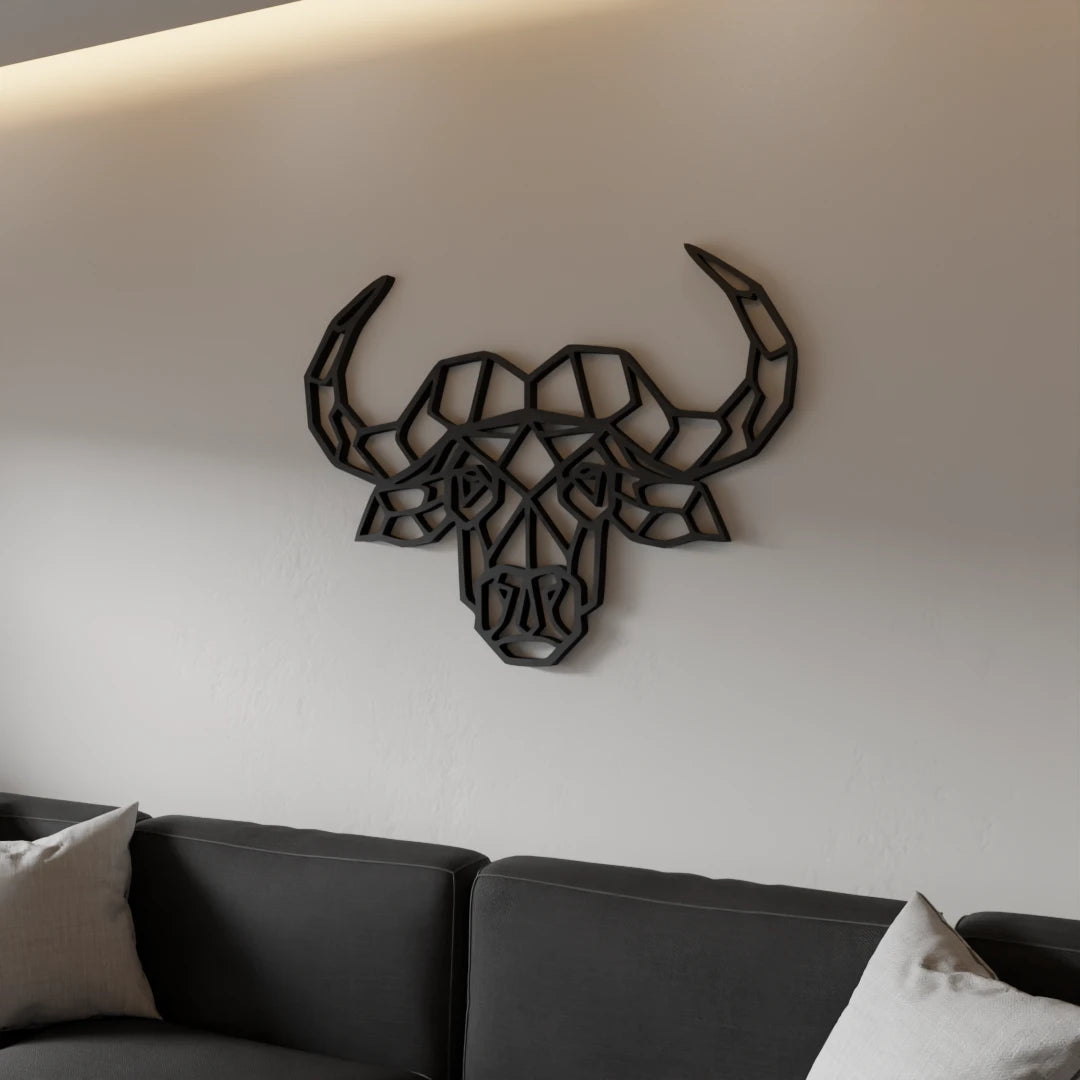 Powerful Bull Head wall hanging for home