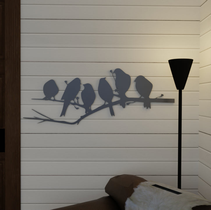 Beautiful Birds framed wall art by Metafurn