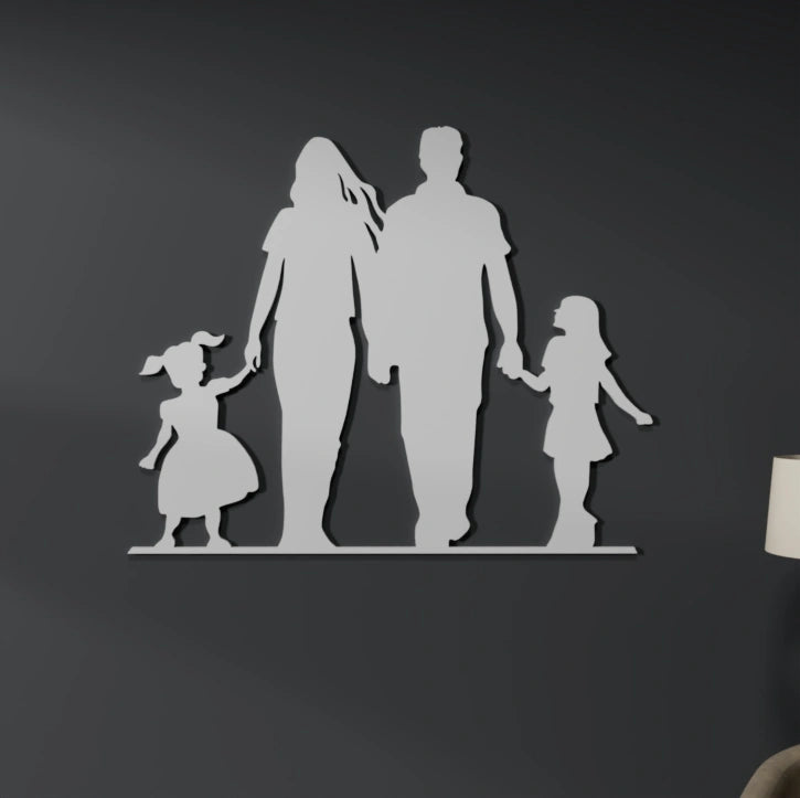 Beautiful Family framed wall art by Metafurn