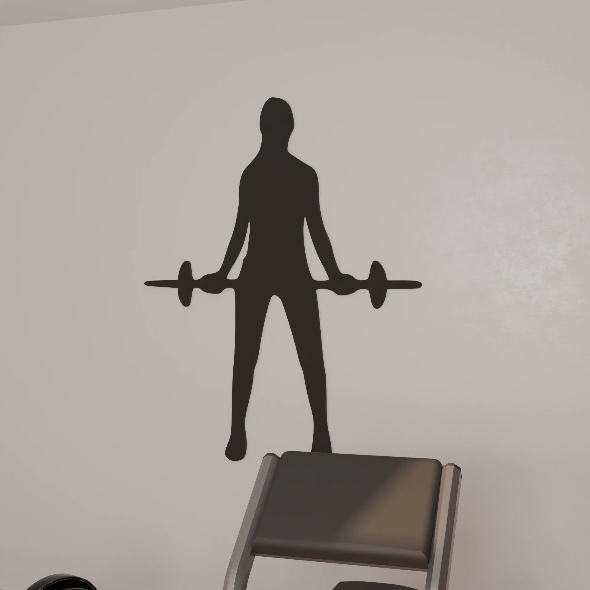 The Barbell Zone - 32x40 Inches