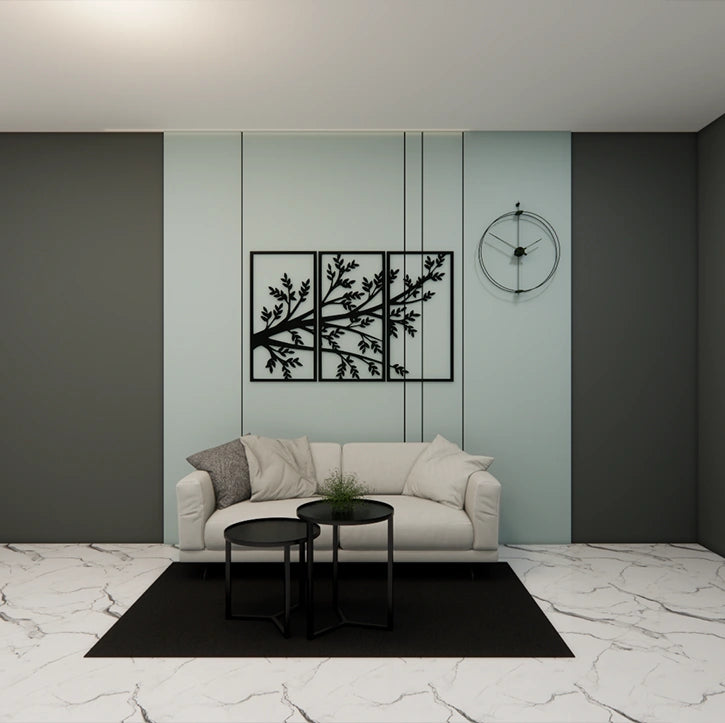Metafurn Ivy large wooden wall art for contemporary spaces