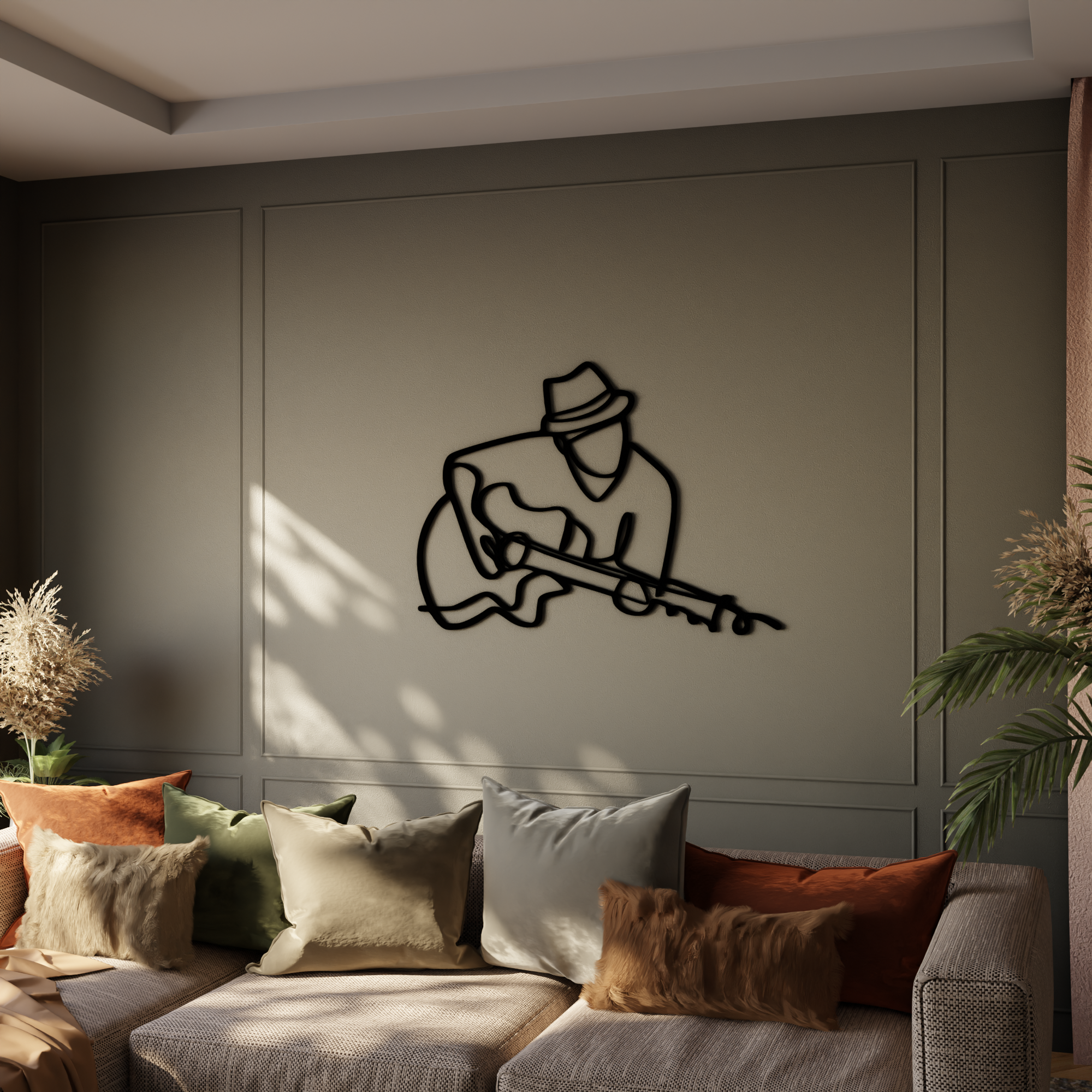 The Guitarist Wall Art  - 40x28 Inches