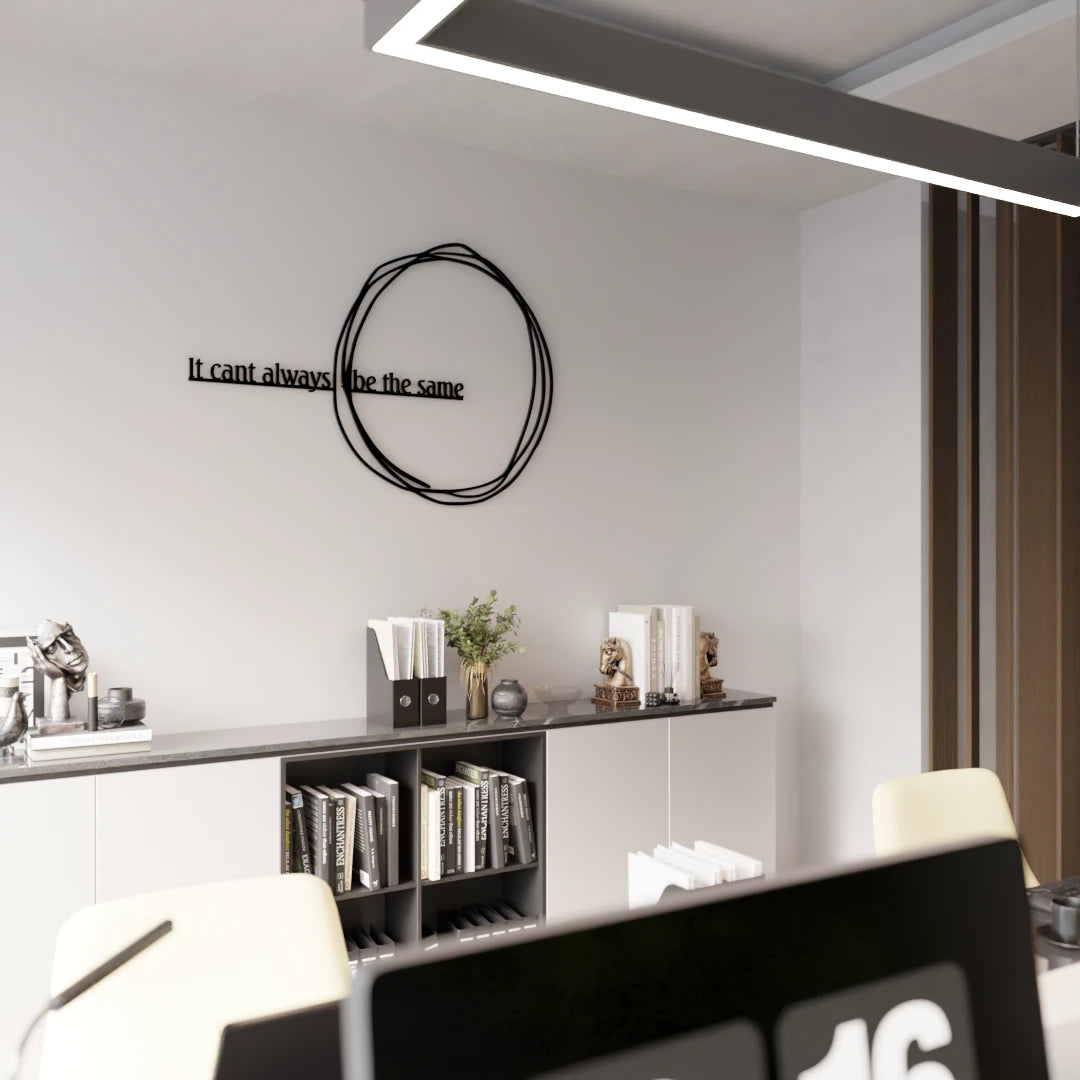 Metafurn It Can’t Always Be the Same stylish wooden wall decor