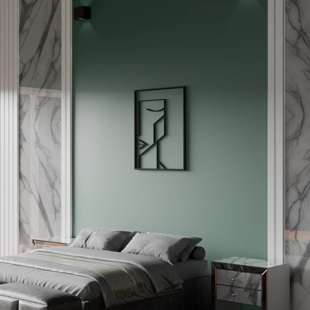 Metafurn Male Head large wooden wall art for contemporary spaces