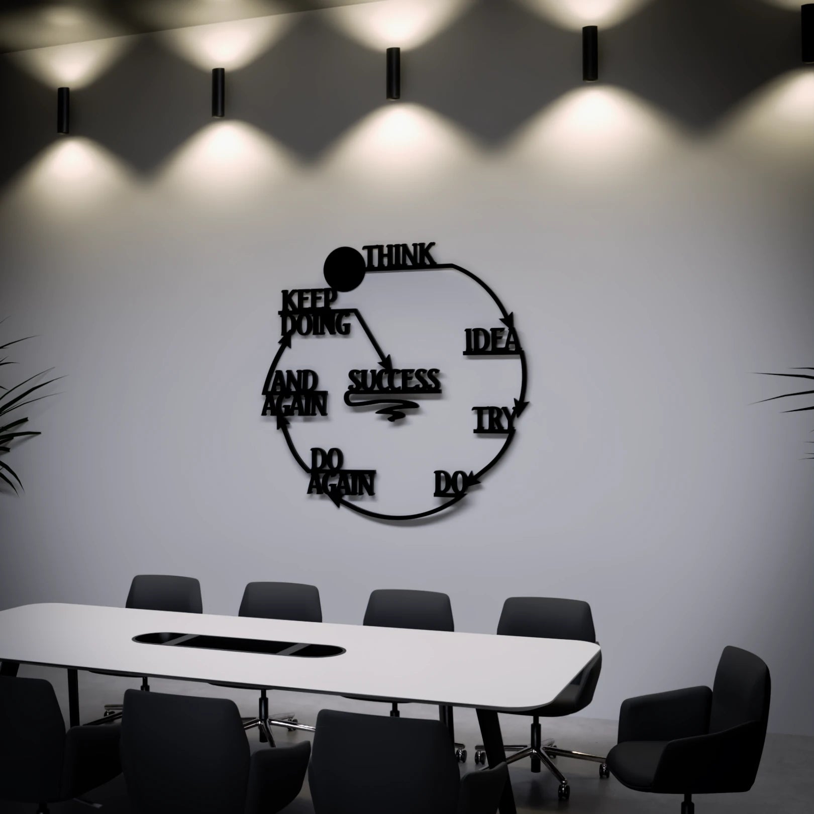 Metafurn Success Formula stylish wooden wall decor