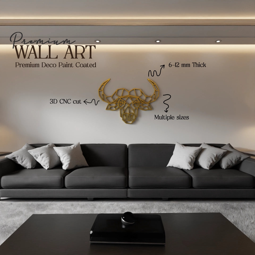 Bull Head Wall Art