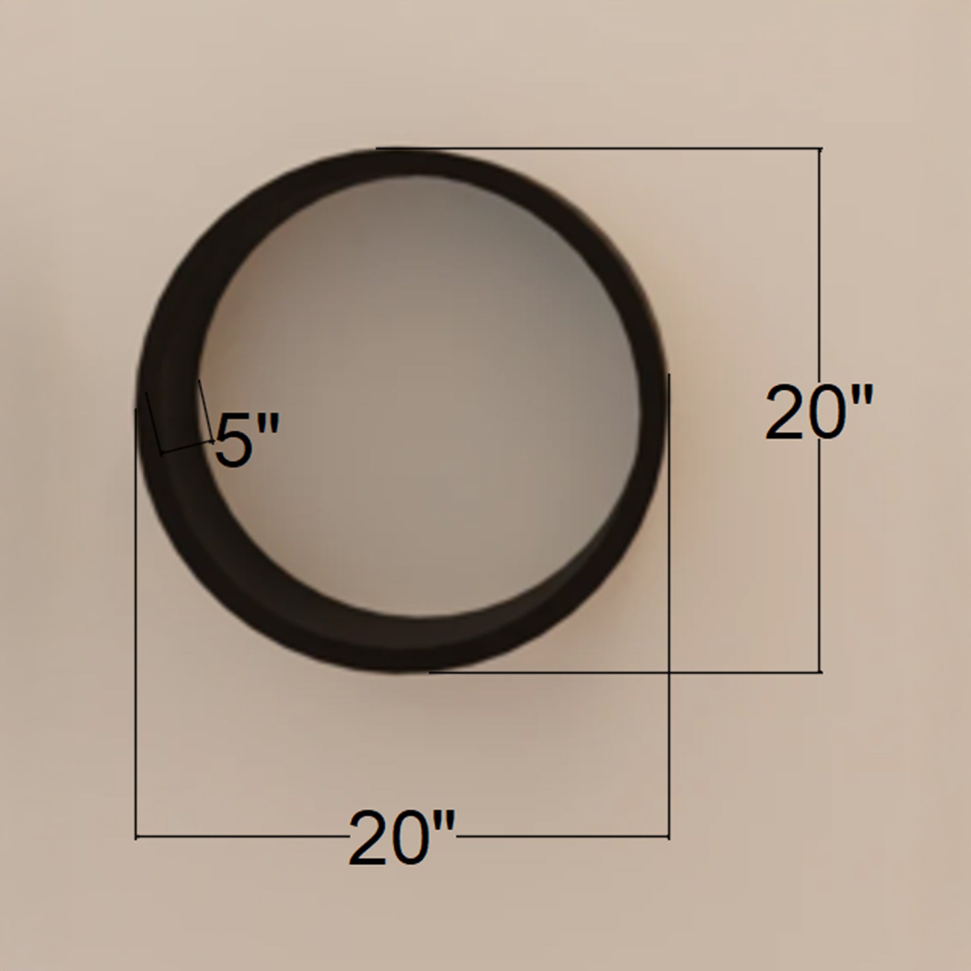 Circle Shape Wall Shelf