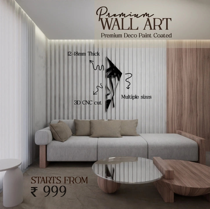 Expressive Girl Crying metal wall art – Buy now