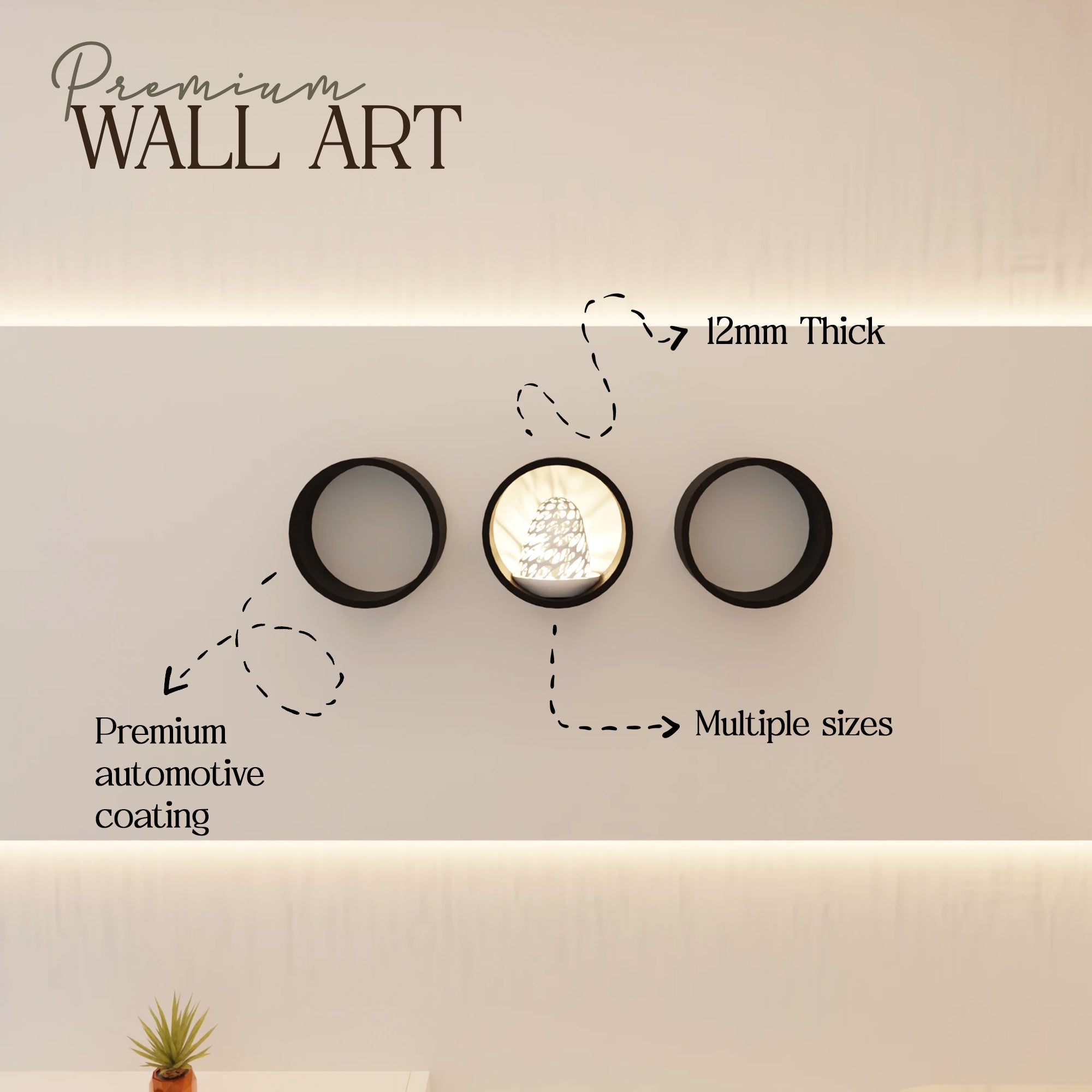 Circle Shape Wall Shelf