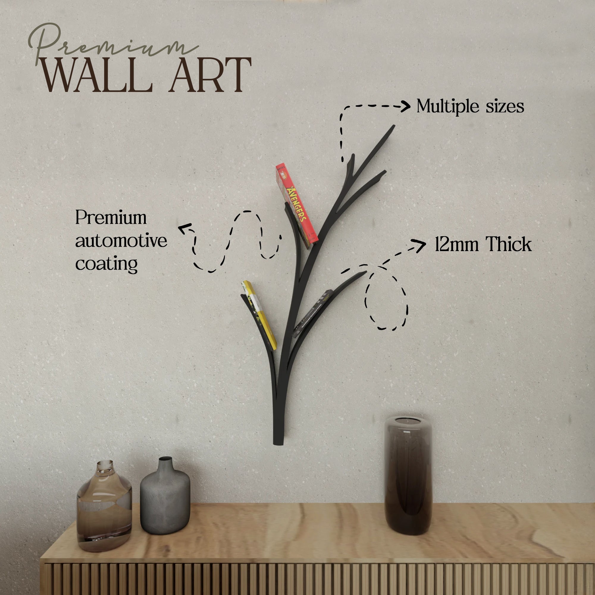 Tree Shape Wall Shelf