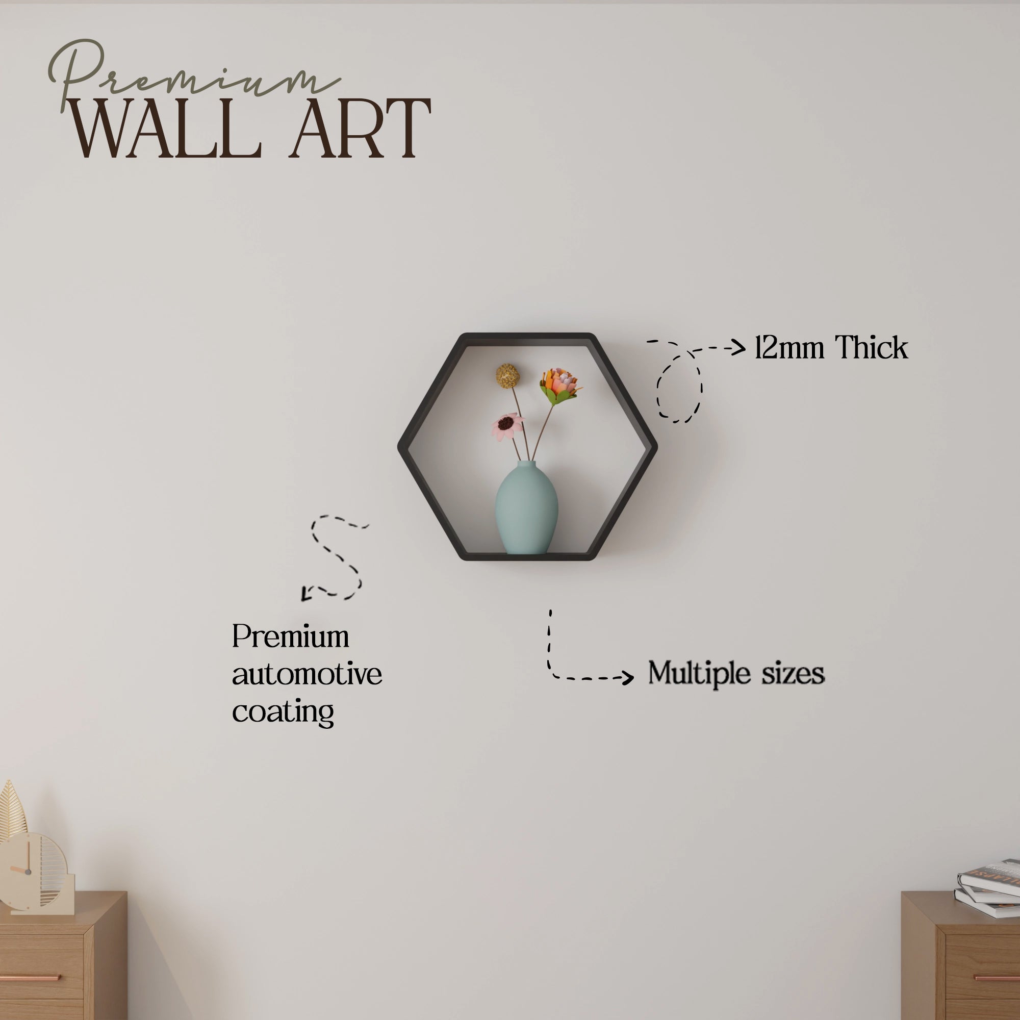Hexa Wall Shelf