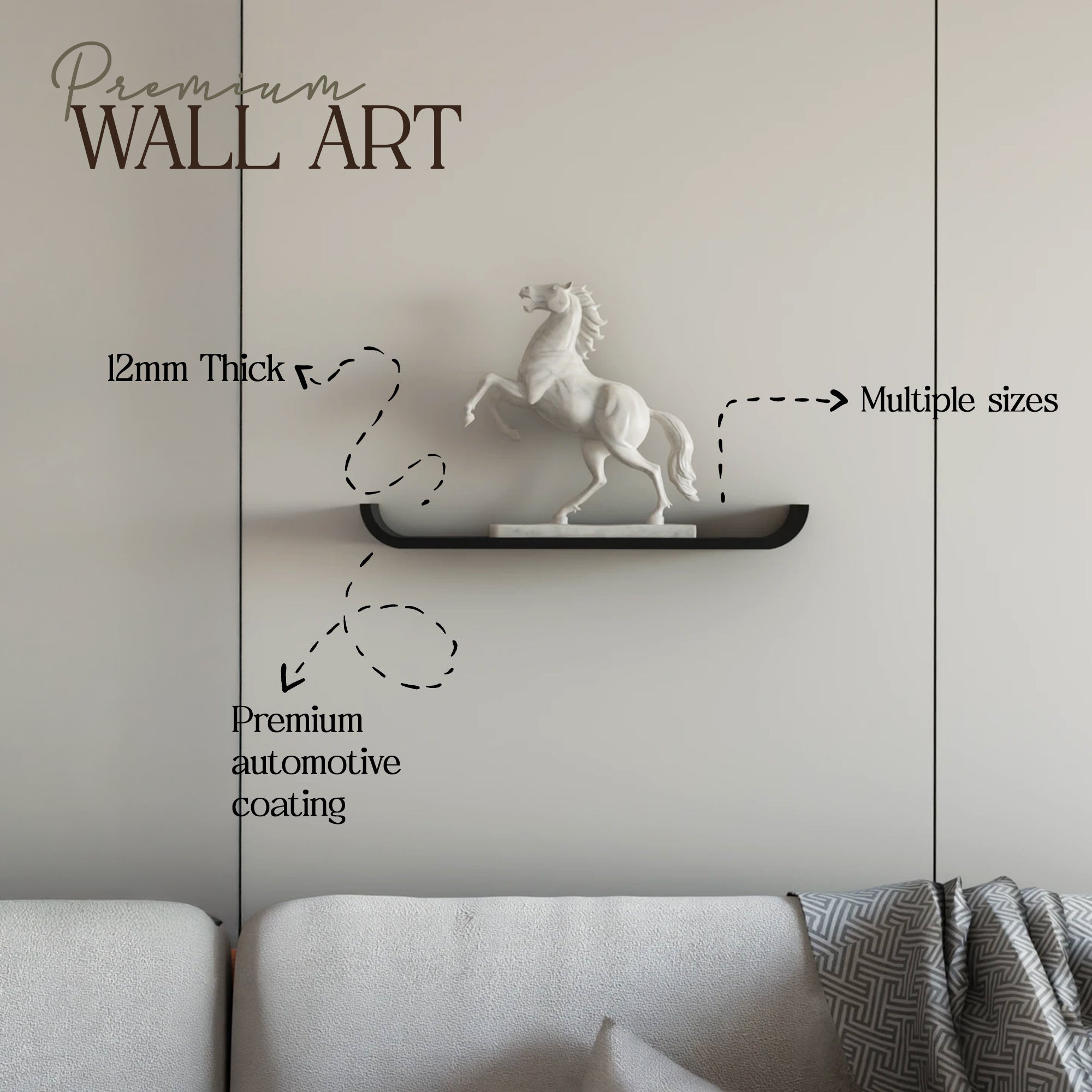 U Shape Wall Shelf