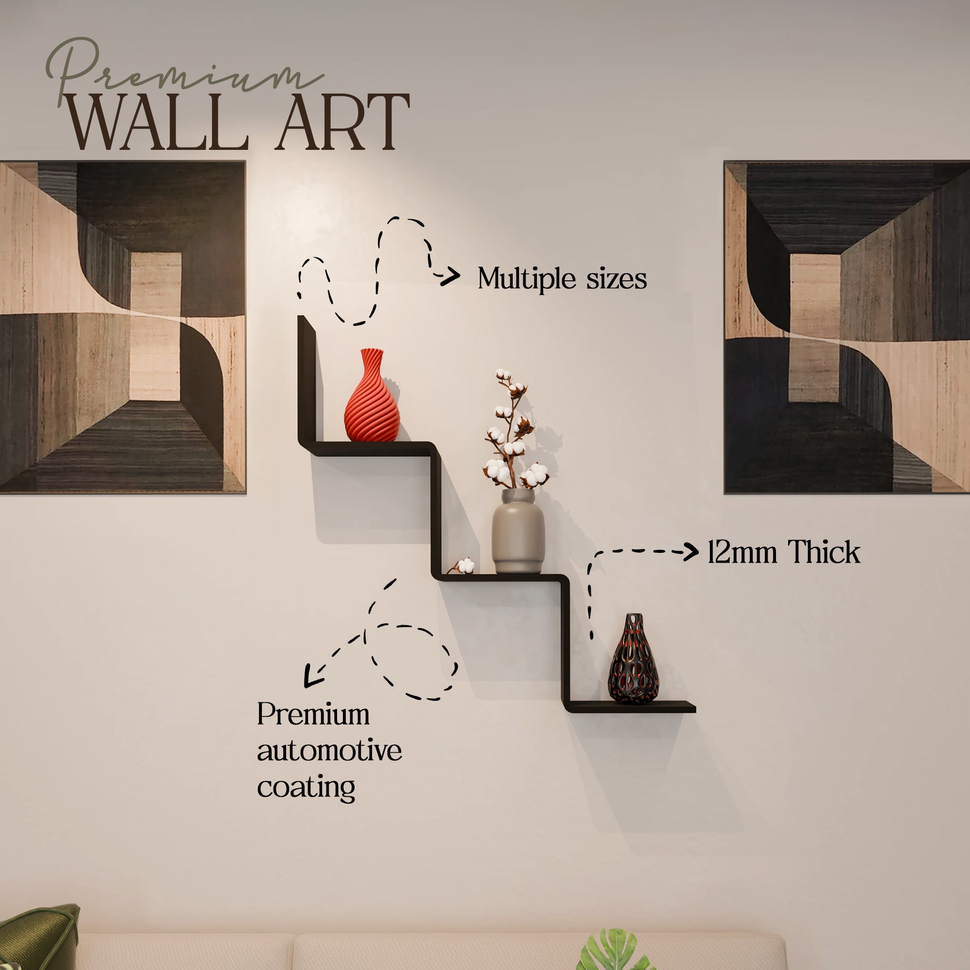 Step Shape Wall Shelf