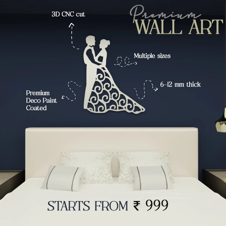 Stylish Couple wall art for romantic spaces