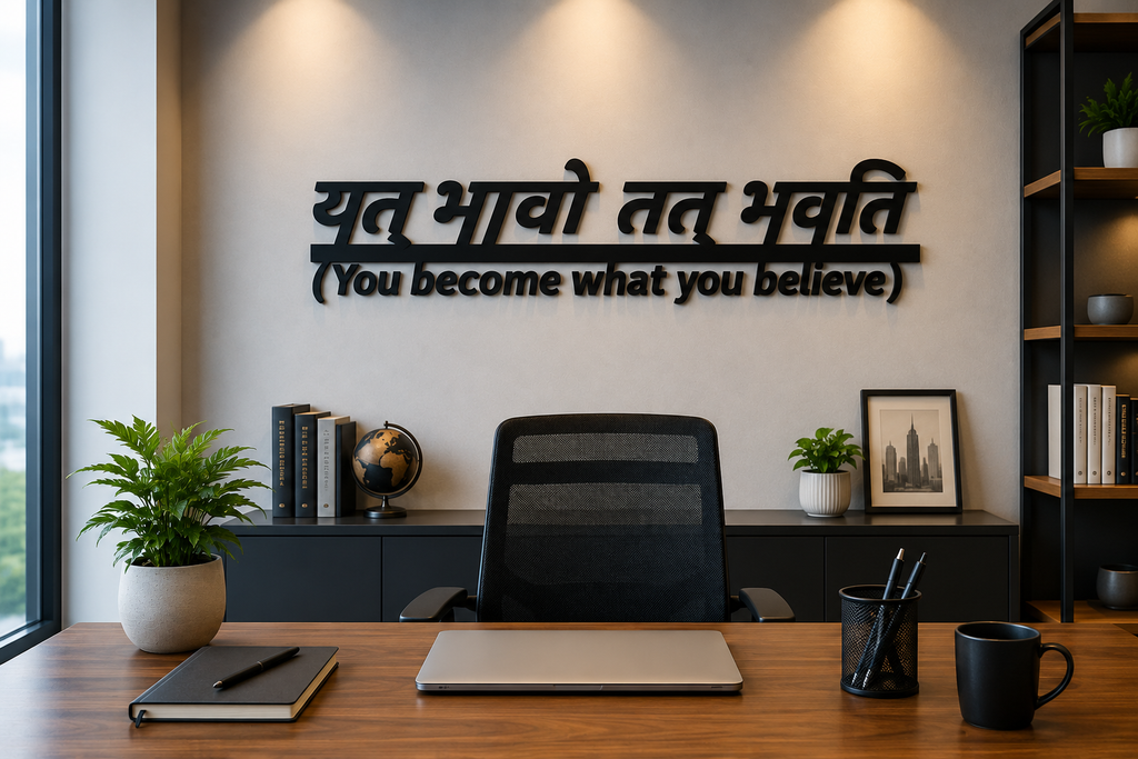 Why Metafurn Office Theme Wooden Wall Art Is the Perfect Office Inauguration Gift