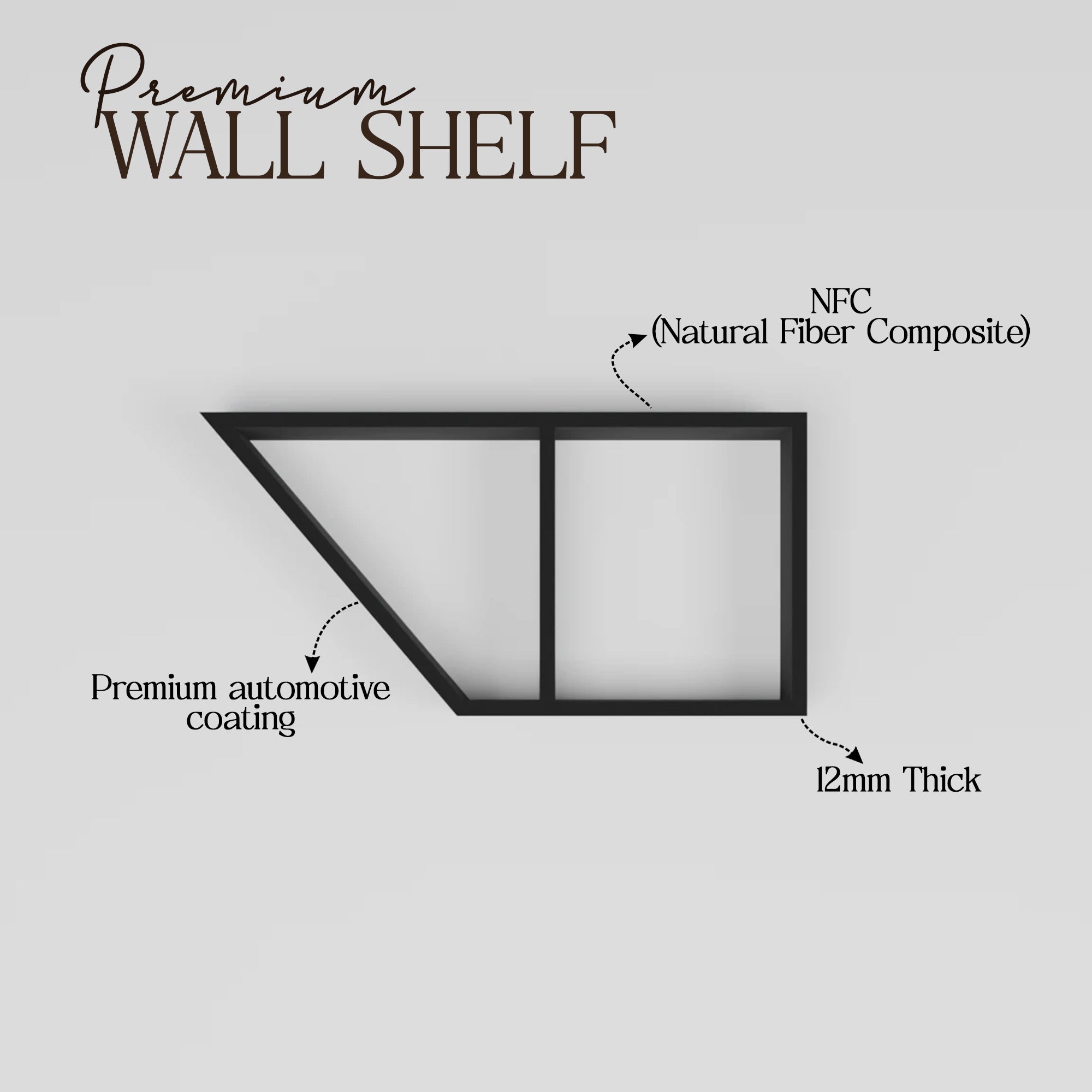 Polygon Wall Shelf