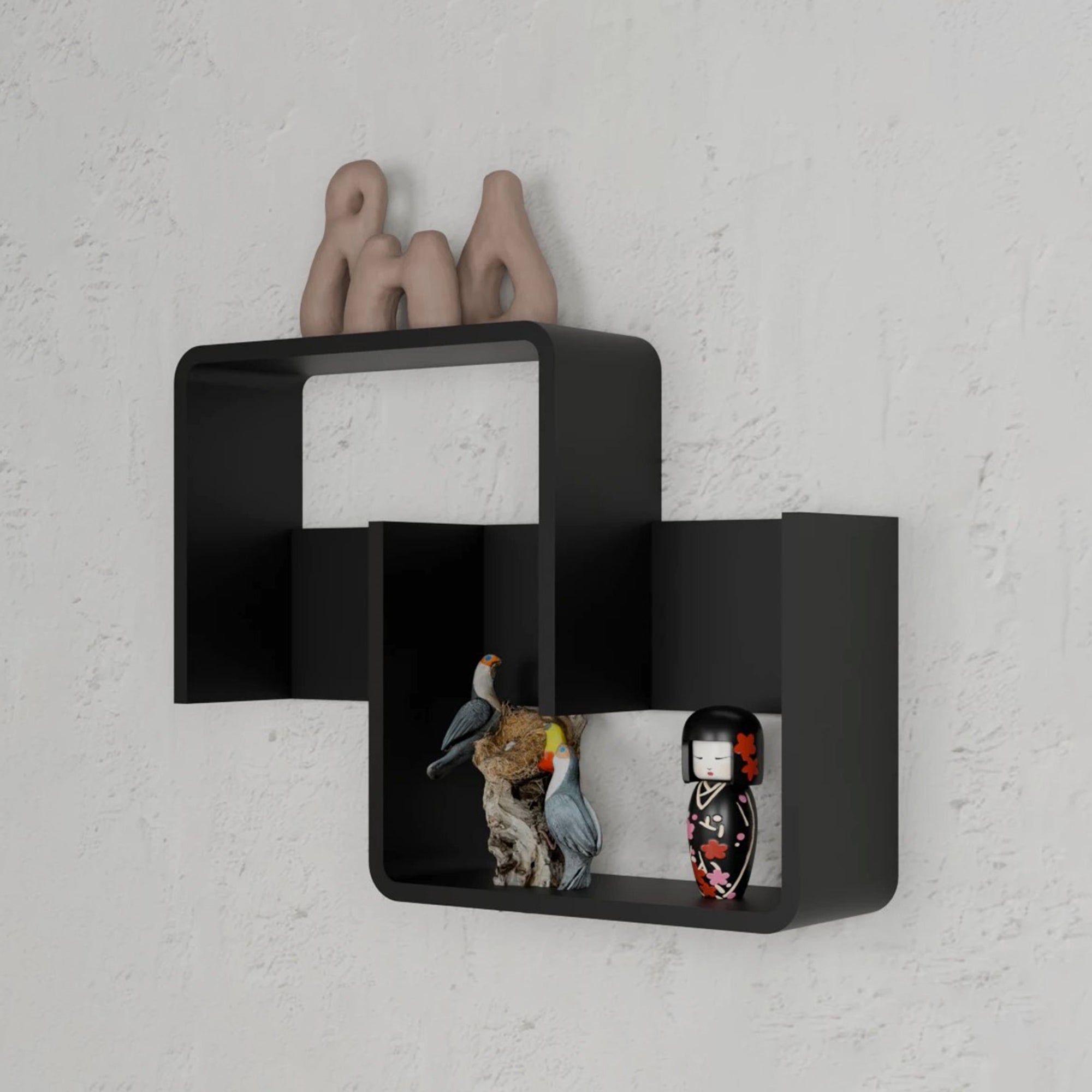 Composite Floating Wall Shelf (W-15” X H-20”)