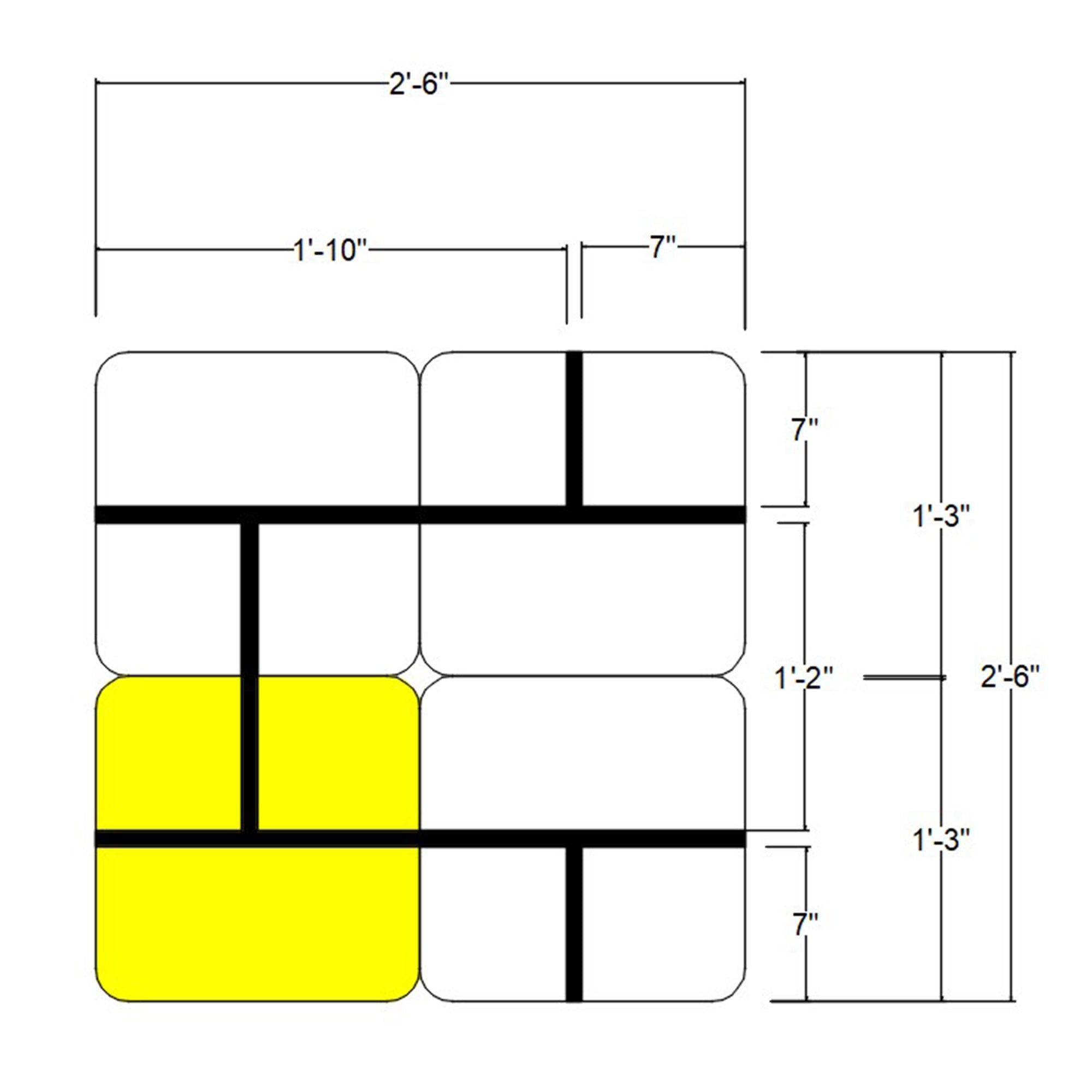 Panel Grid Wall Shelf