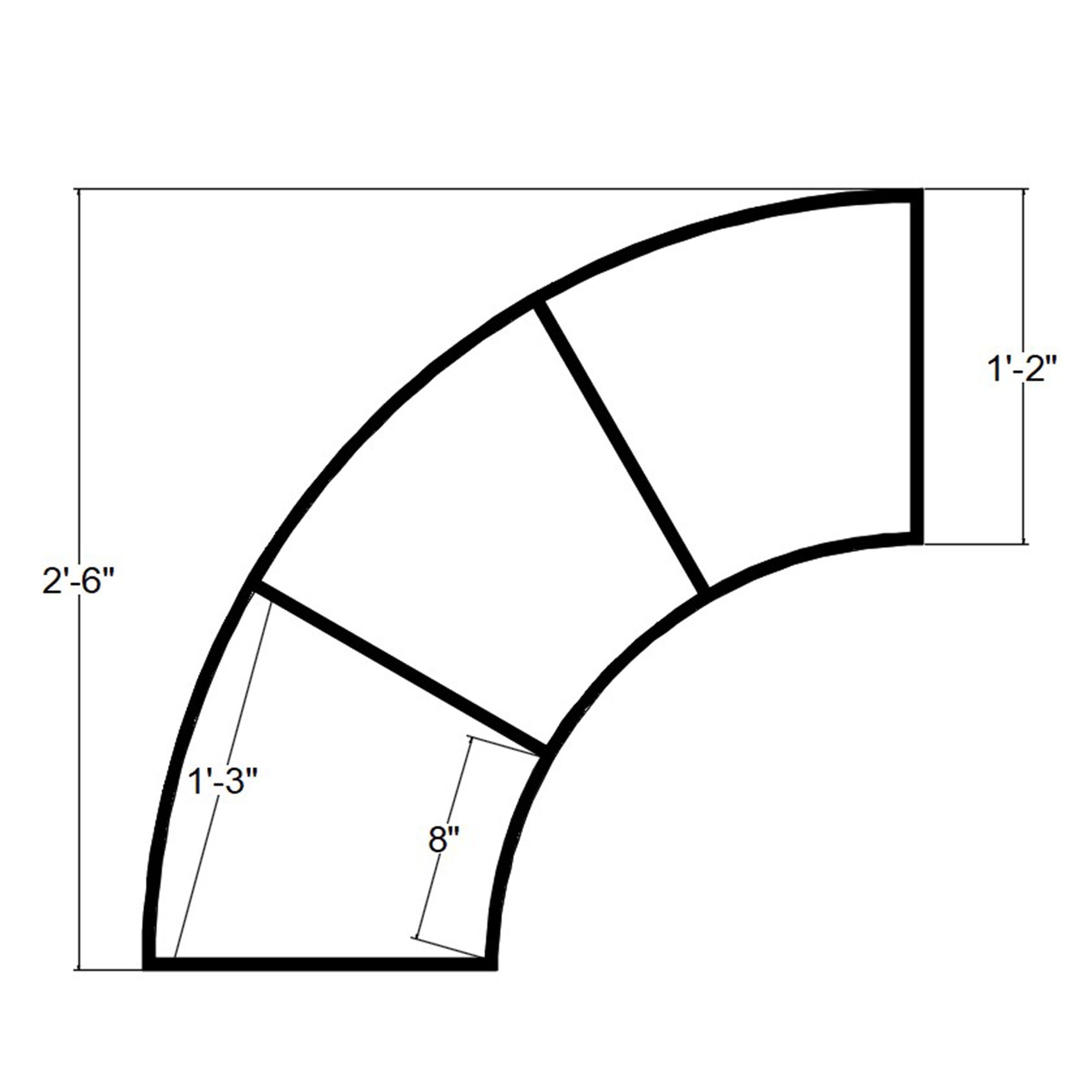 Arch Floating Shelf