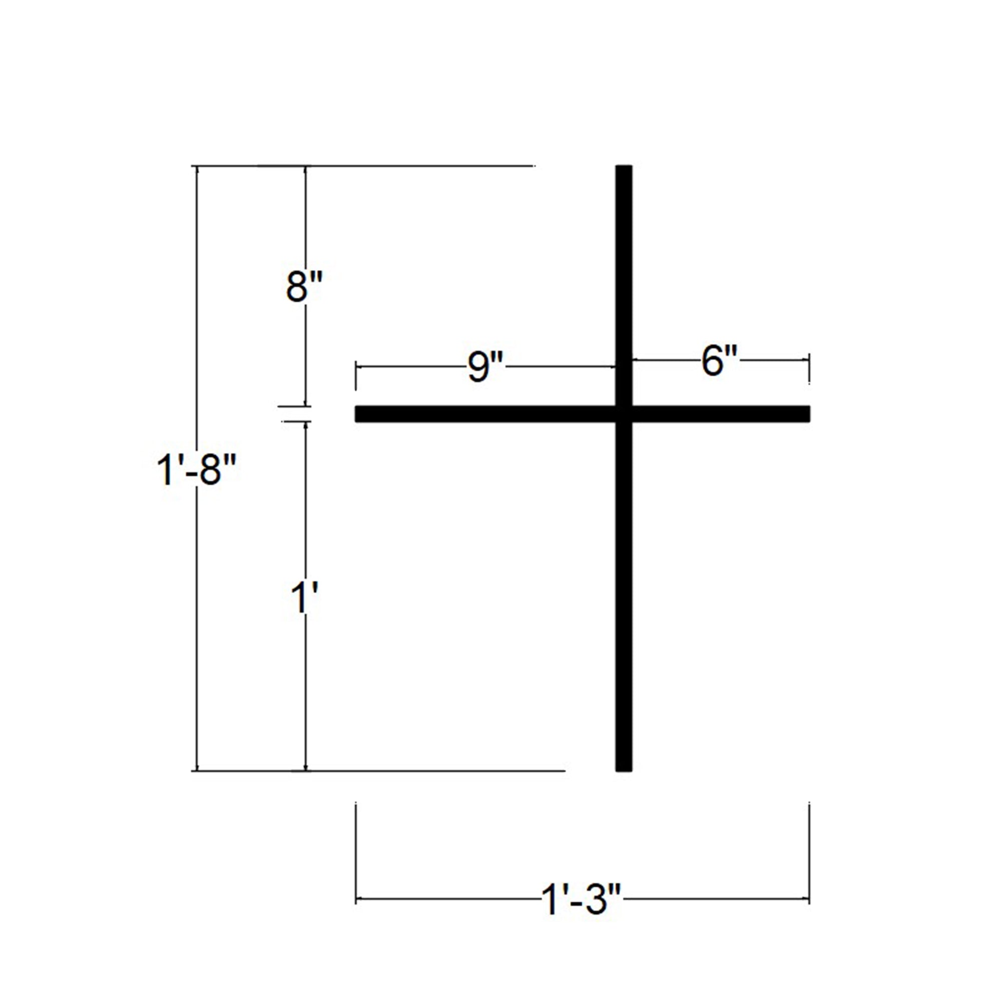 Metafurn Intersection Floating Wall Shelf – NFC Cross-Pattern Floating Shelf for Modern Wall Decor