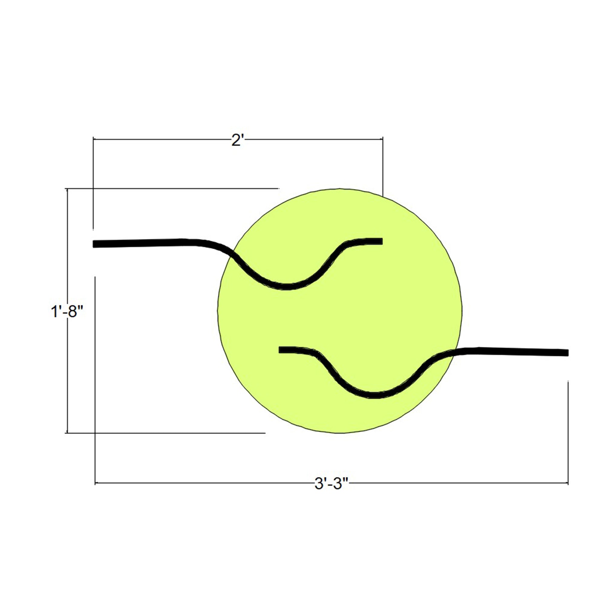 Moon Decorative Wall Hanging Shelf  (W-39” X H-20”)