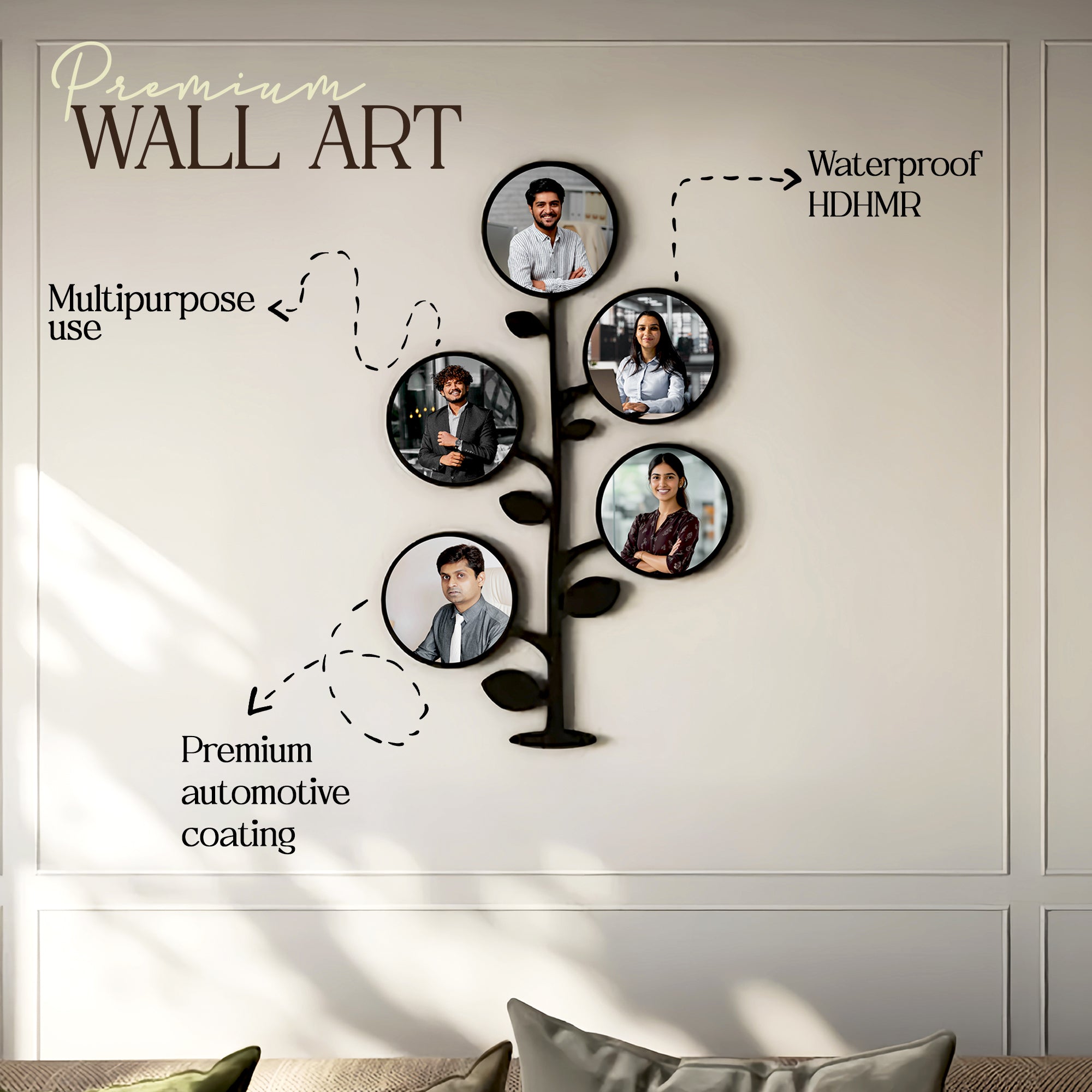 Success Tree Wall Art wooden design – HDHMR premium wall decor for office and home interiors