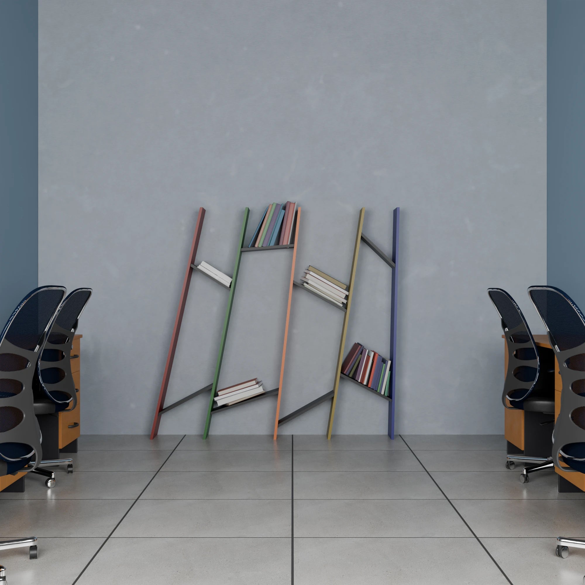 Metafurn Tilt Wall Shelf – NFC Tilted Floating Shelf for Modern Wall Decor