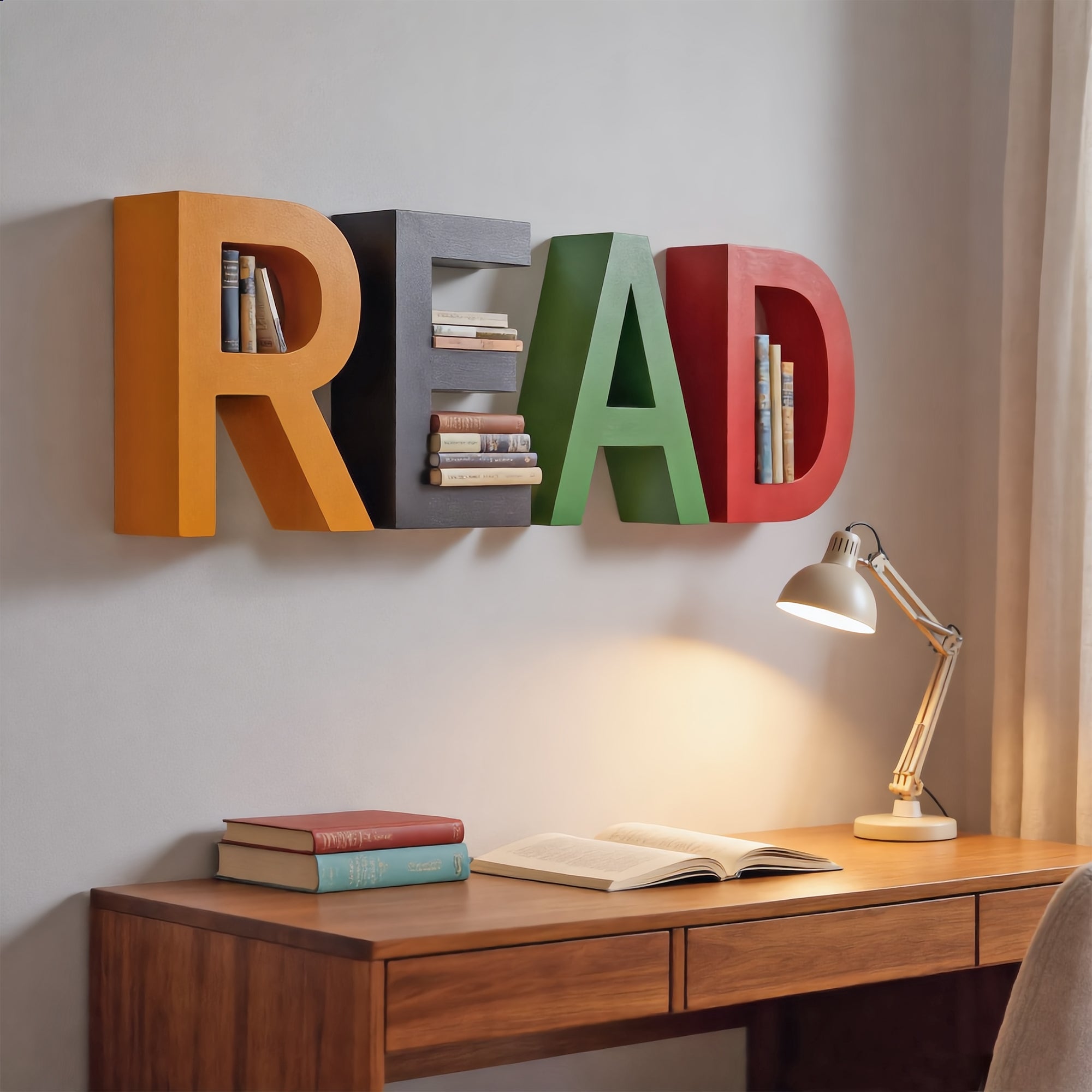 Read Study Room Floating Shelf