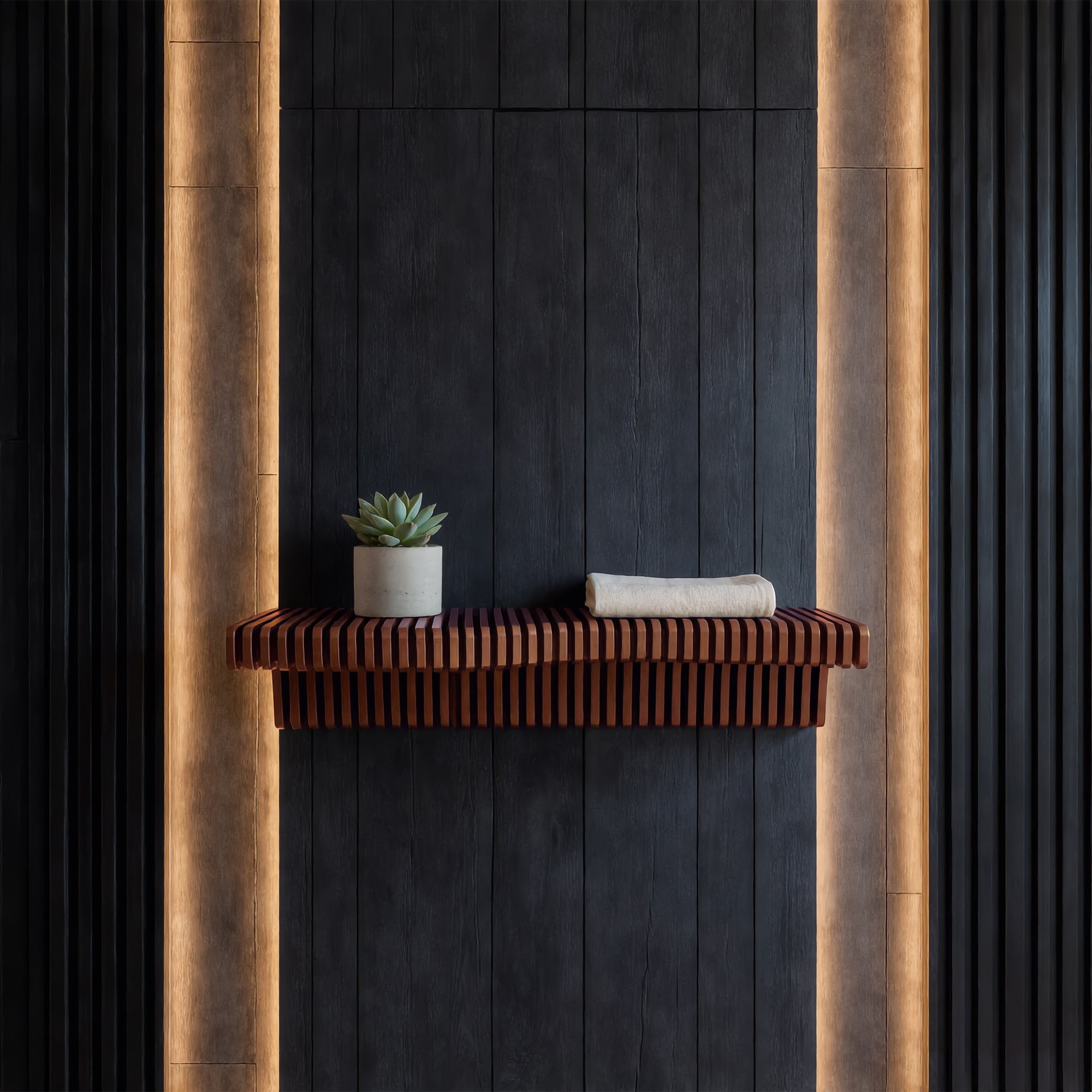 Parametric Curvy Floating Shelf