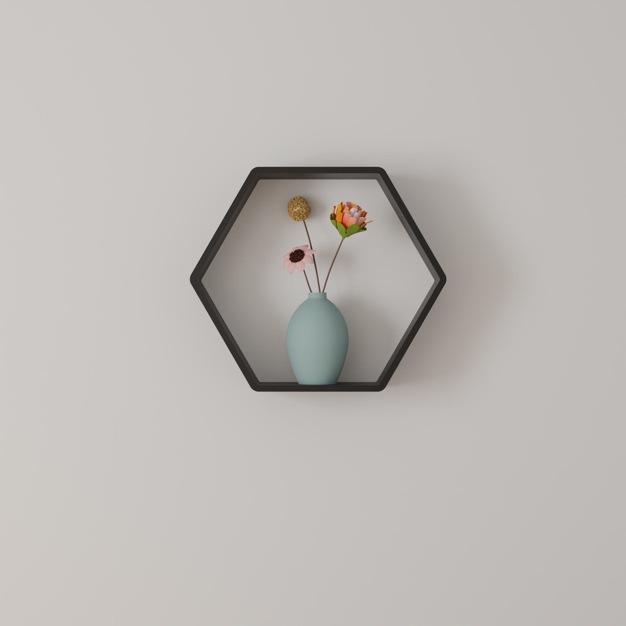 Hexa Wall Shelf