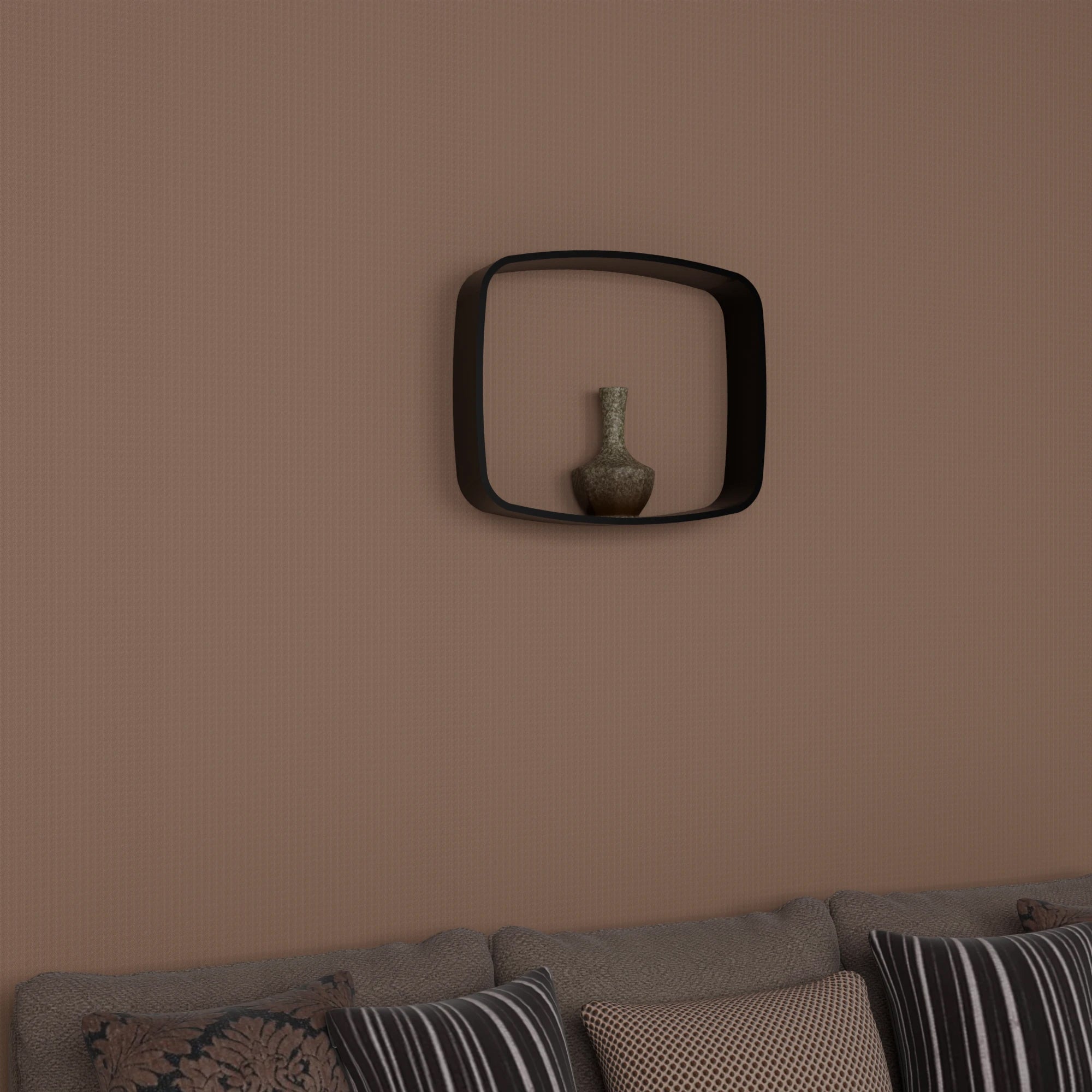 Metafurn SquareEdge Floating Shelf – Modern Minimal NFC Wall Mounted Shelf for Interiors
