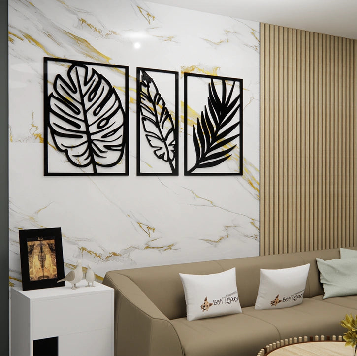 Tri Leaf Wall Art