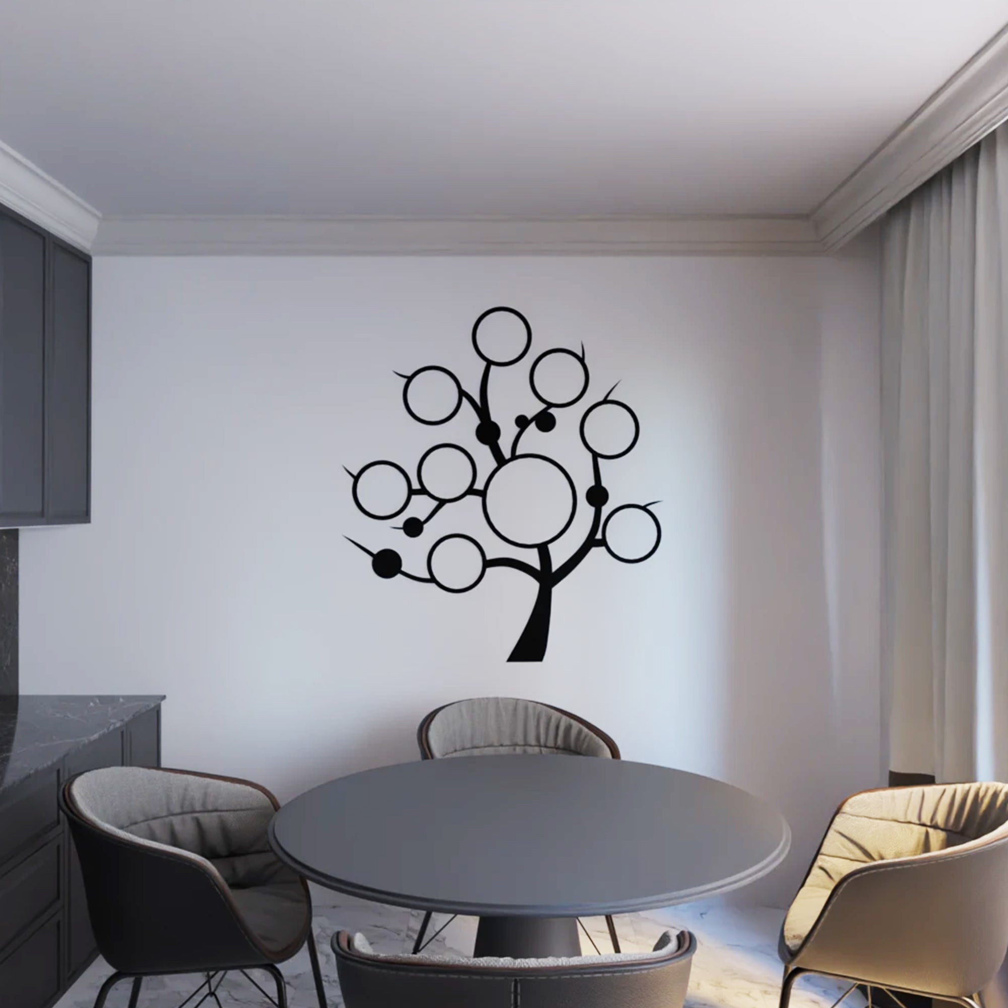 Family Bond Tree Wall Decor (H: 47 X W: 42 ) Inches